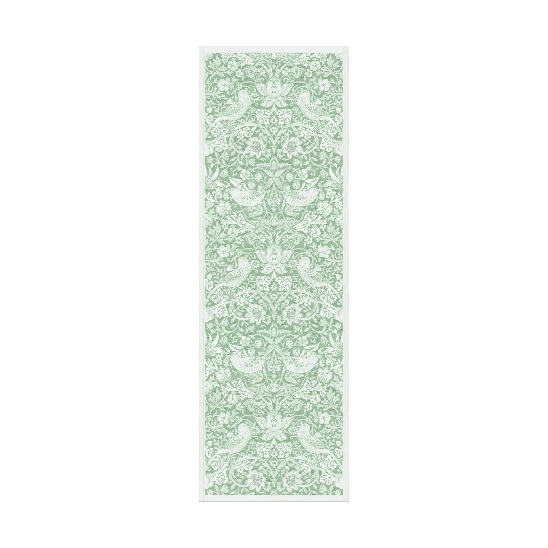 Strawberry Thief Tischläufer 50x150 cm, Grün Ekelund Linneväveri