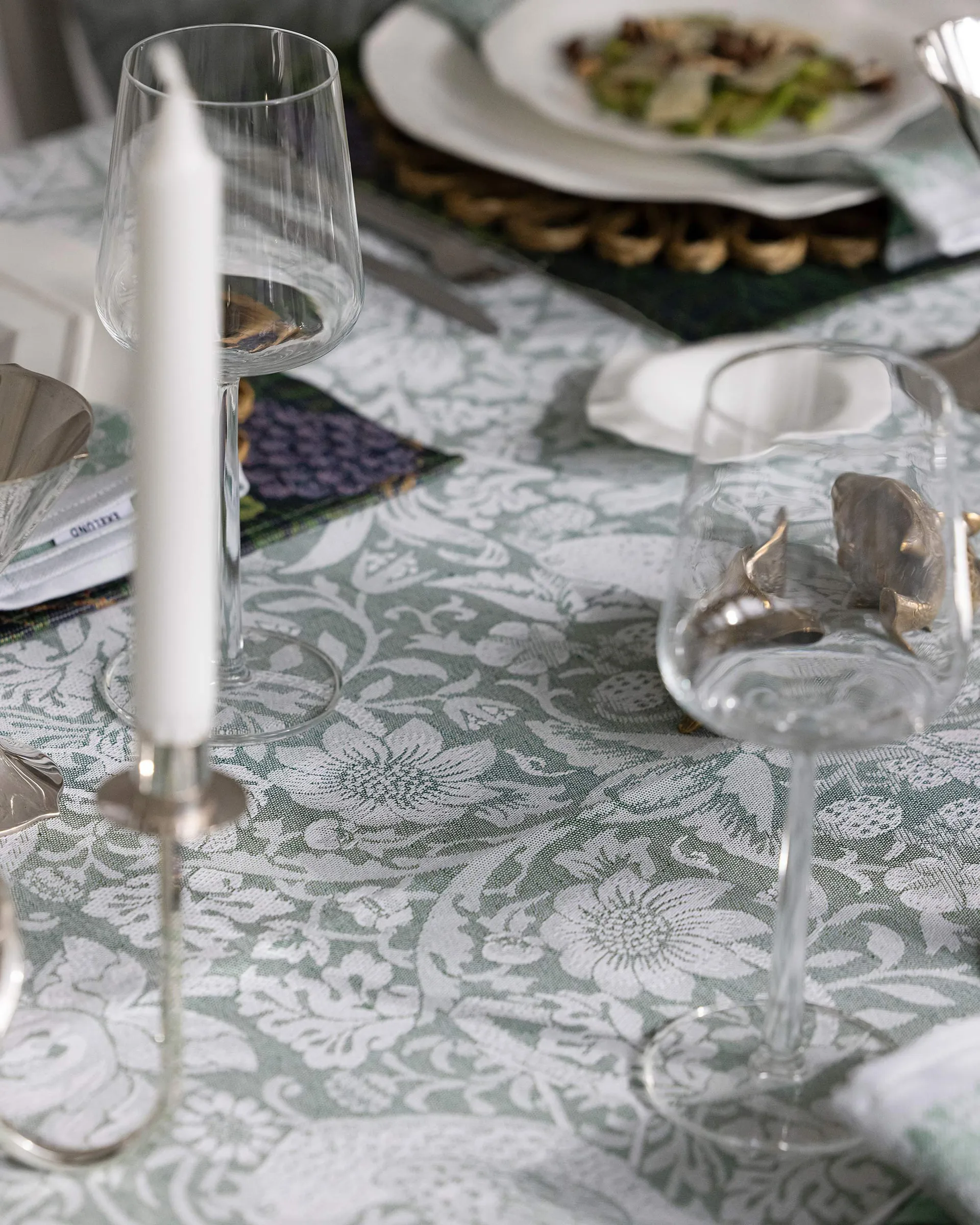 Tomtemöte Tischset 35x48 cm, Multi Ekelund Linneväveri