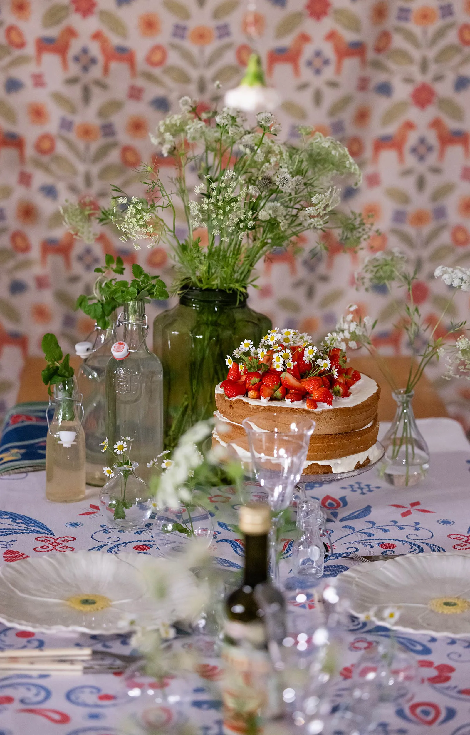 Torplyckan Geschirrtuch 35x50 cm, Multi Ekelund Linneväveri