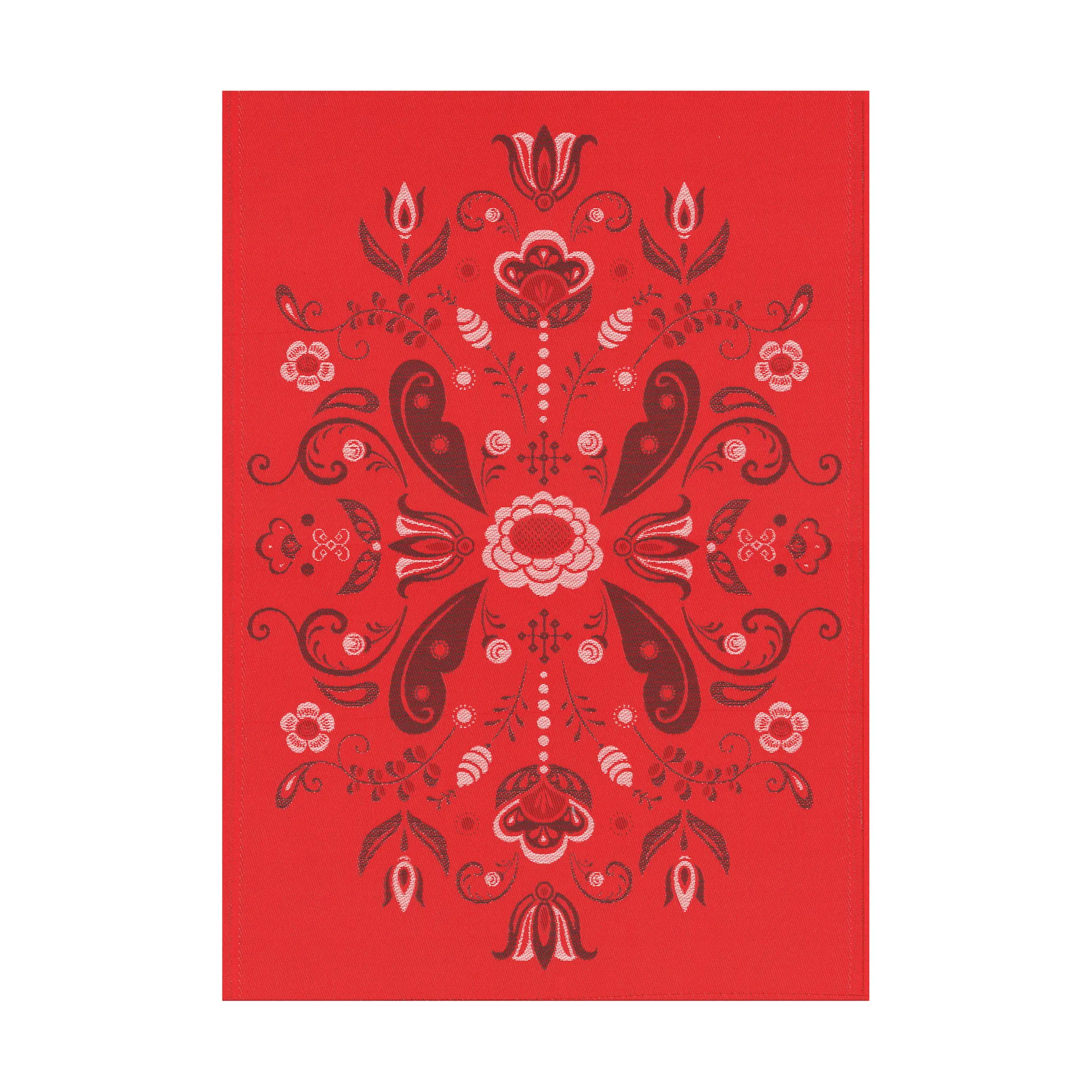 Torplyckan Geschirrtuch 48x70 cm, Rot Ekelund Linneväveri