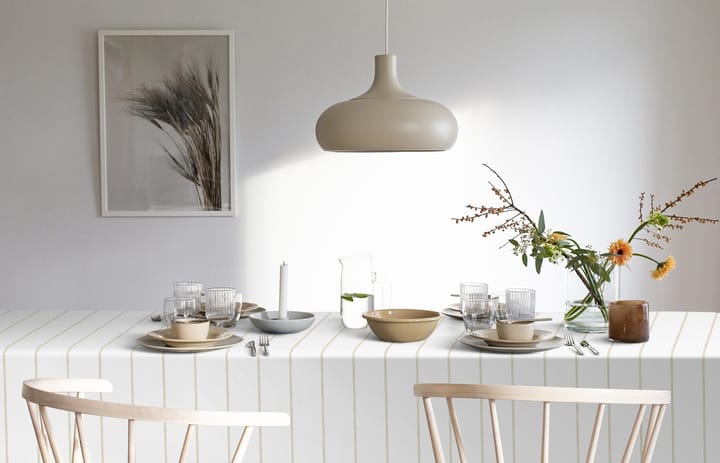 Tvärs Tischdecke 150x300 cm, Oblekt Ekelund Linneväveri