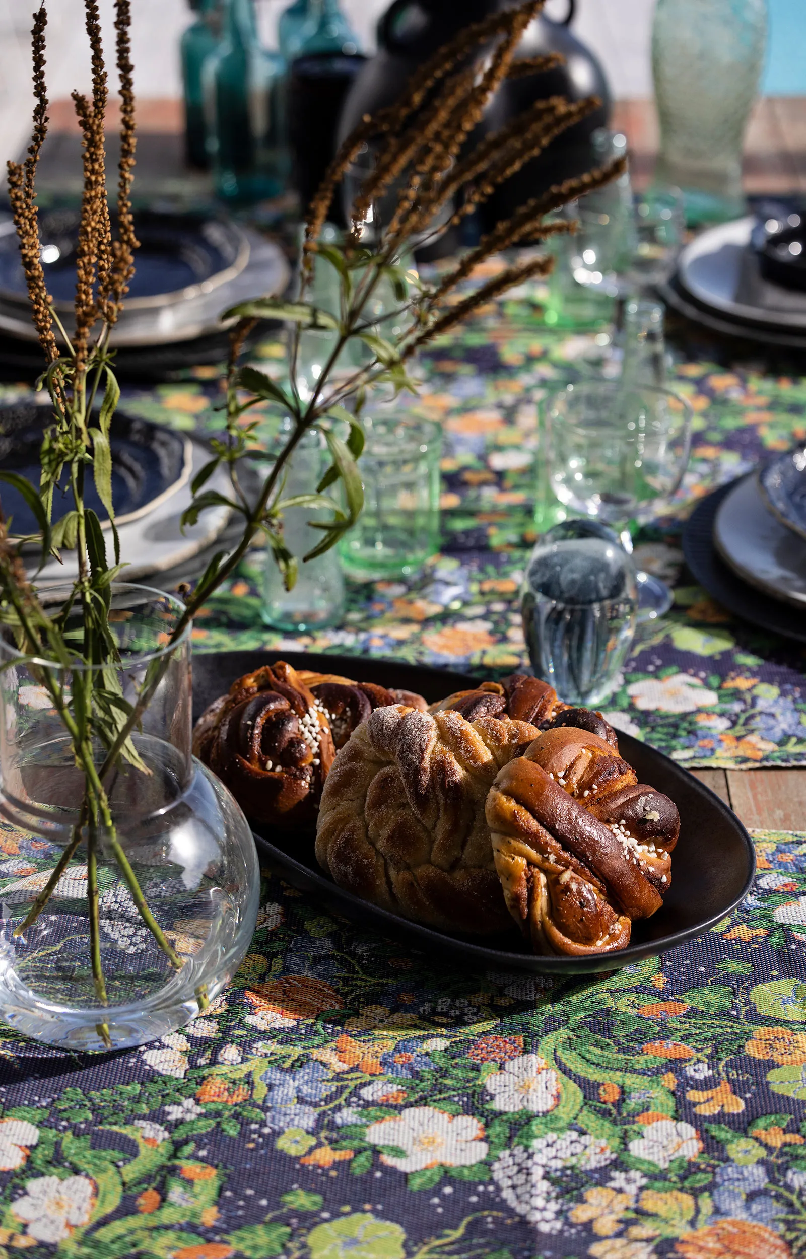 Värme Baumwolldecke 140x170 cm, Rot Ekelund Linneväveri