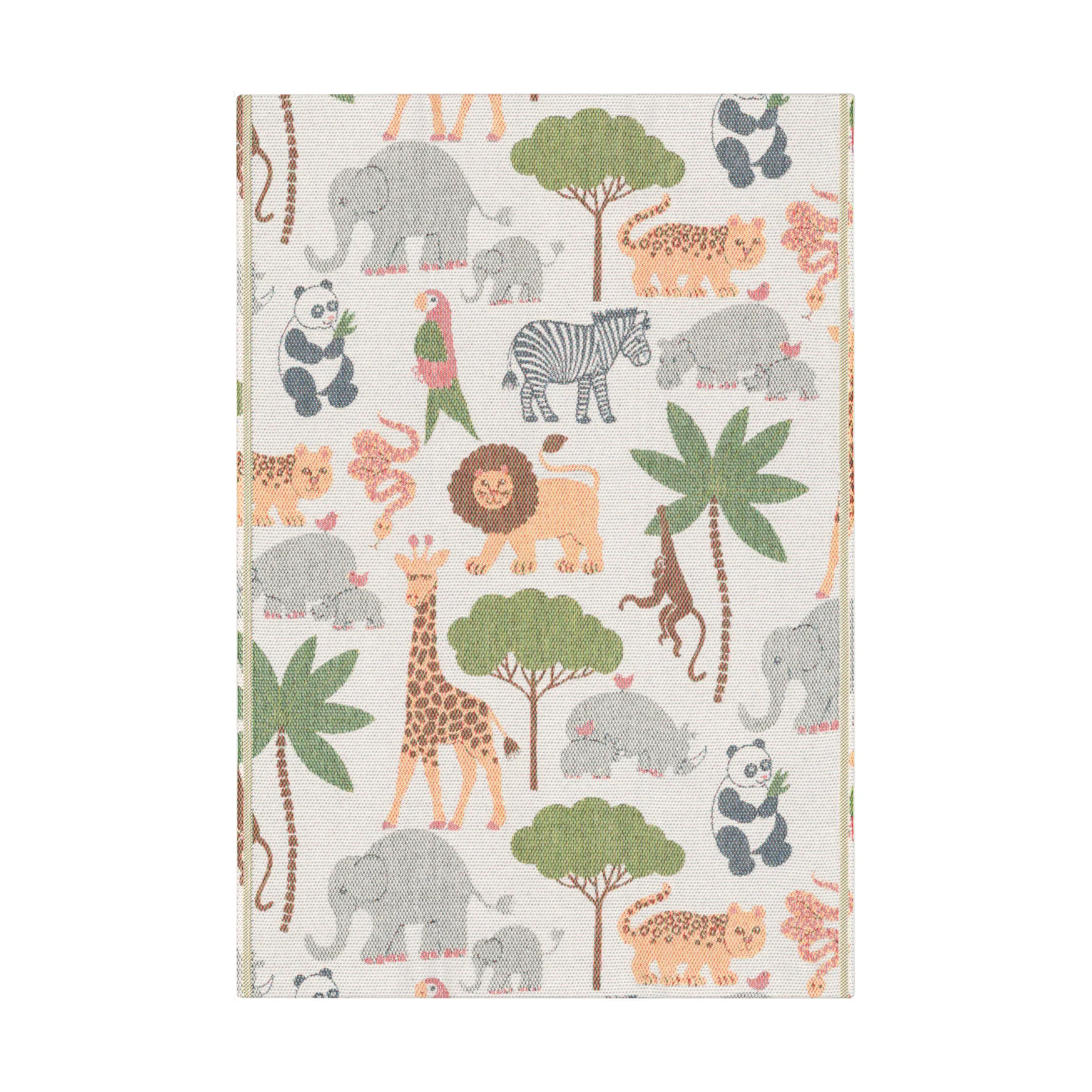 Vilda Vänner Babydecke 72x105 cm, Multi Ekelund Linneväveri