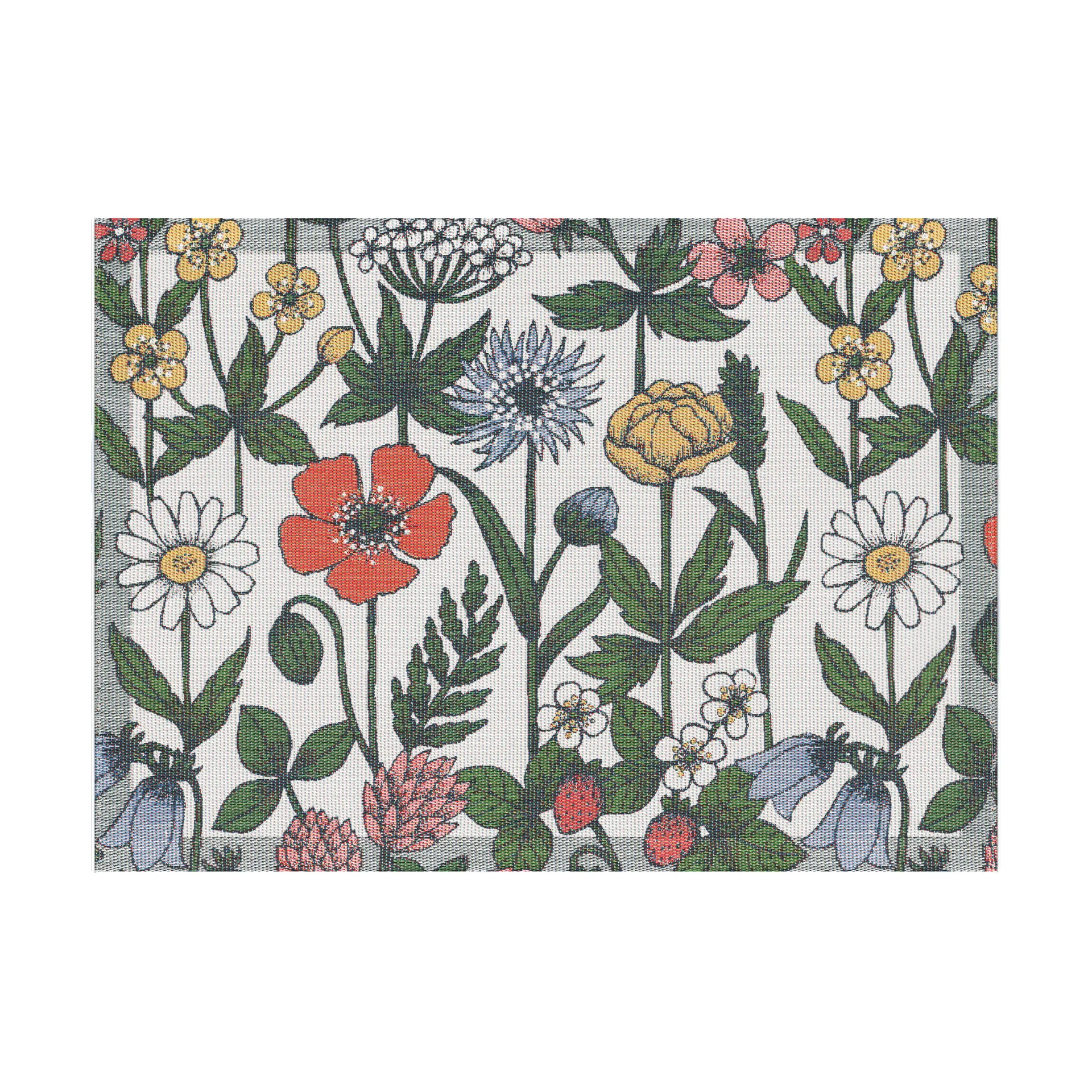 Vildblomster Tischset 35x48 cm, Multi Ekelund Linneväveri