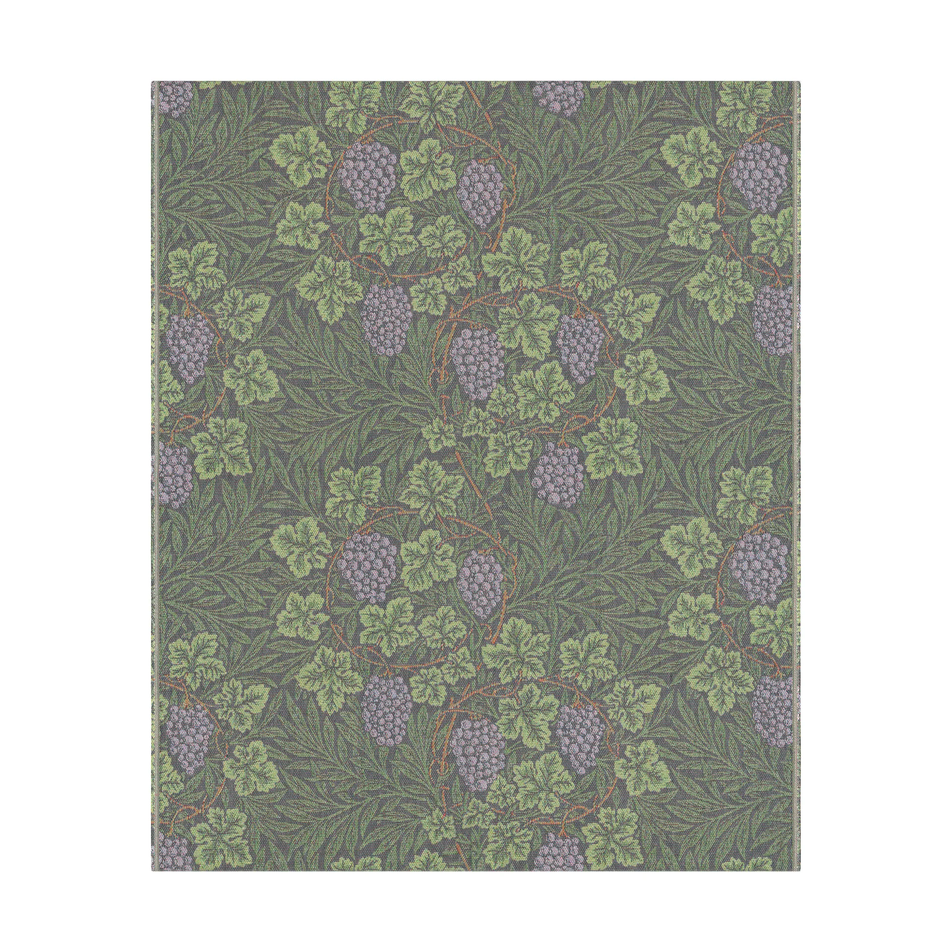 Vine Decke 140x170 cm, Grün Ekelund Linneväveri
