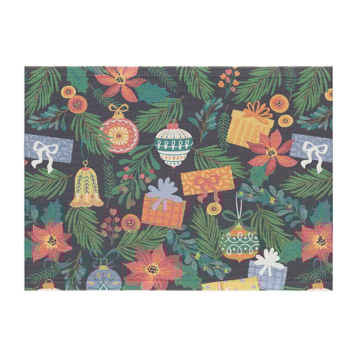 Weihnachtsbaum Platzdecke 35 x 48cm - Grün - Ekelund Linneväveri