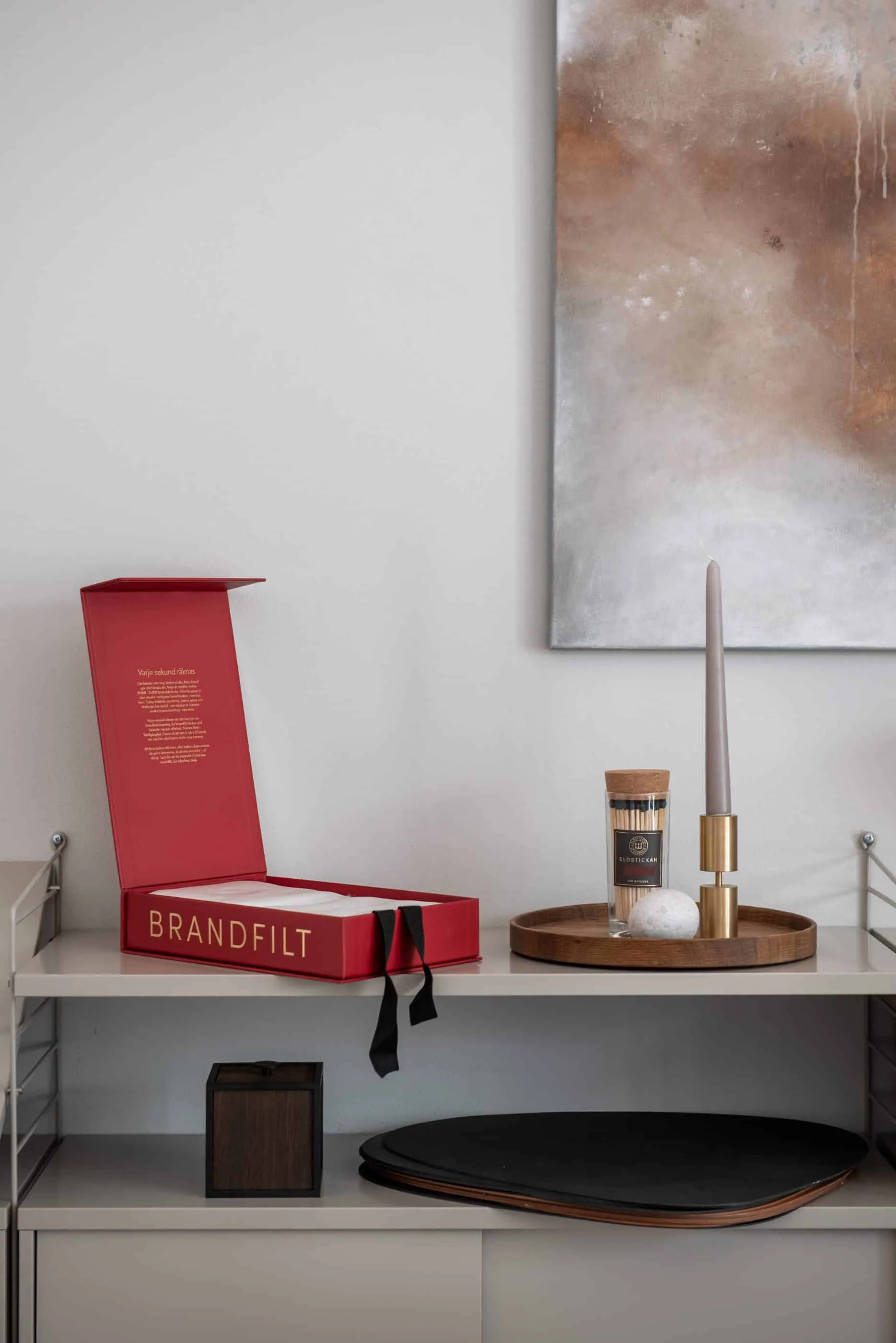 Eldstickan Löschdecke 180x120 cm, Rot Eldstickan