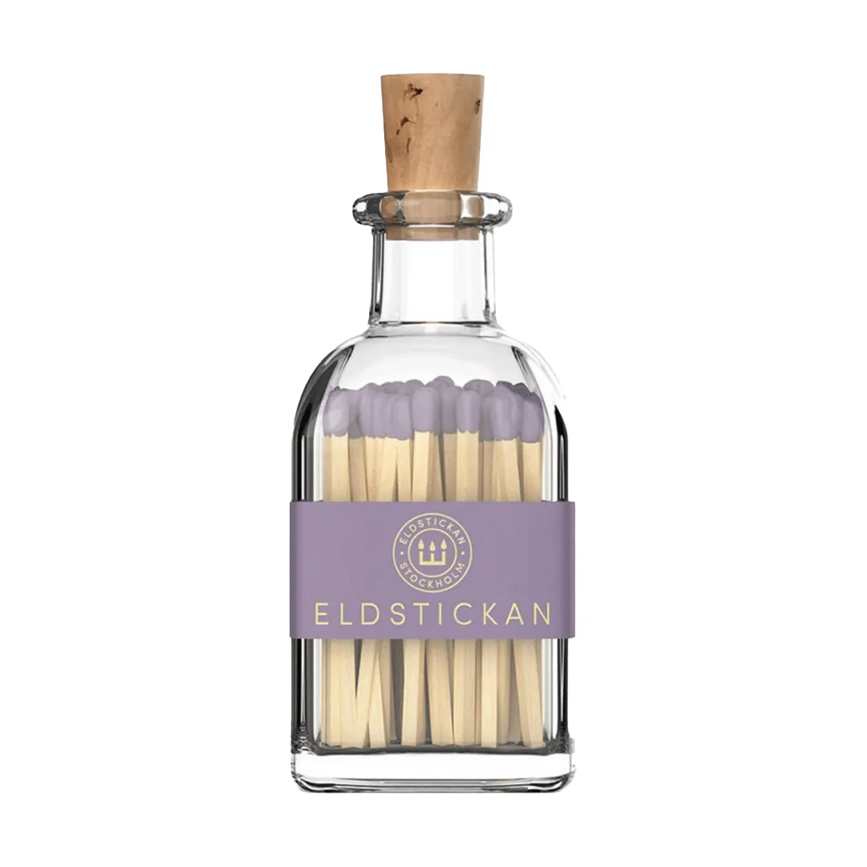 Lilla eldstickan Streichholzschachtel mit 60 Streichhölzern, Klein Lavendel Eldstickan