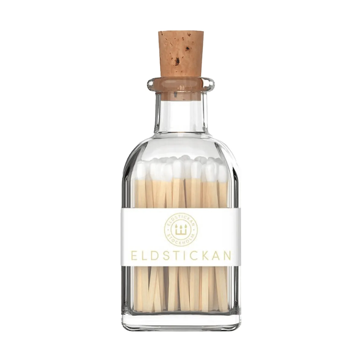 Eldstickan Lilla eldstickan Streichholzschachtel mit 60 Streichhölzern Klein weiß