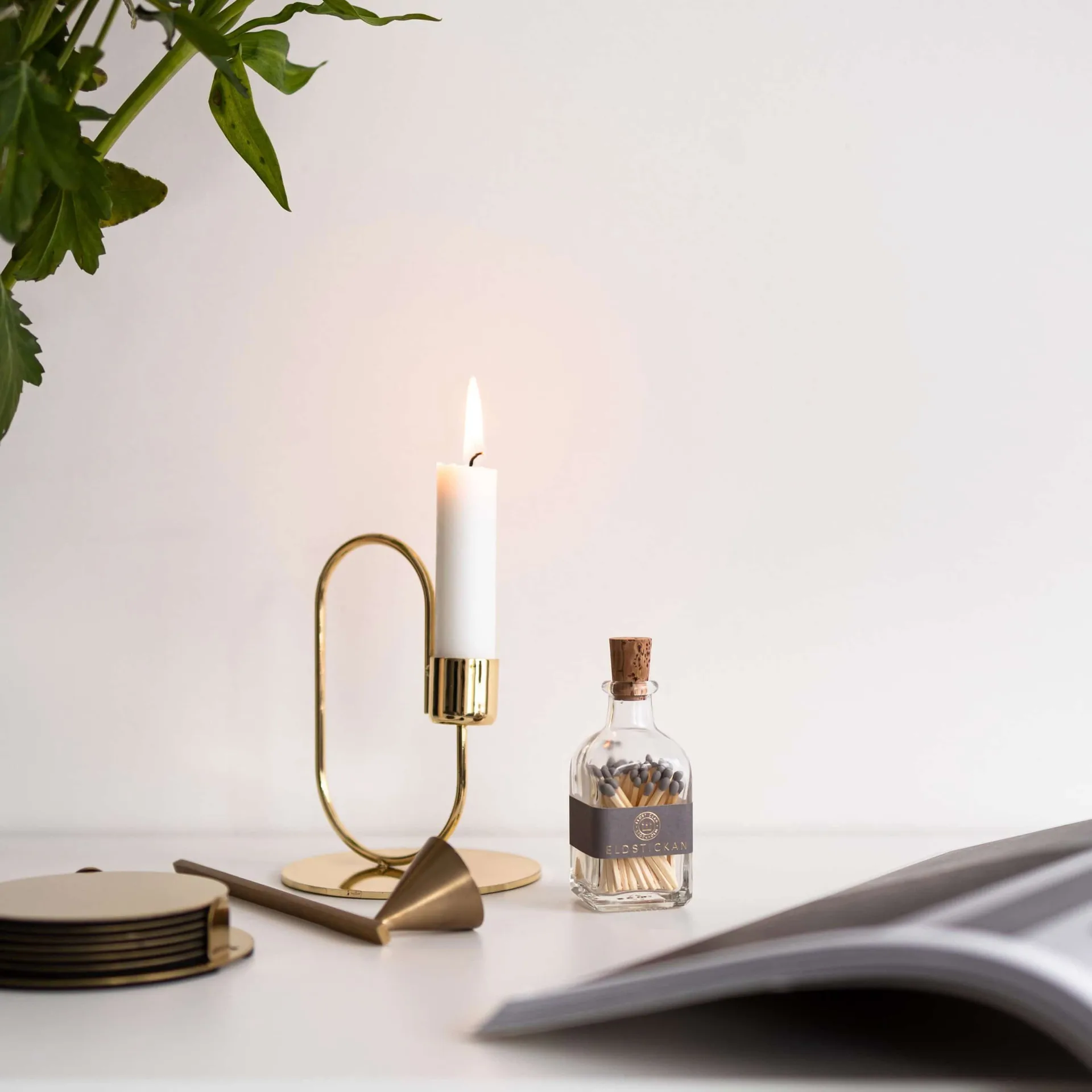 Lilla eldstickan Streichholzschachtel mit 60 Streichhölzern, Kleine Asche Eldstickan