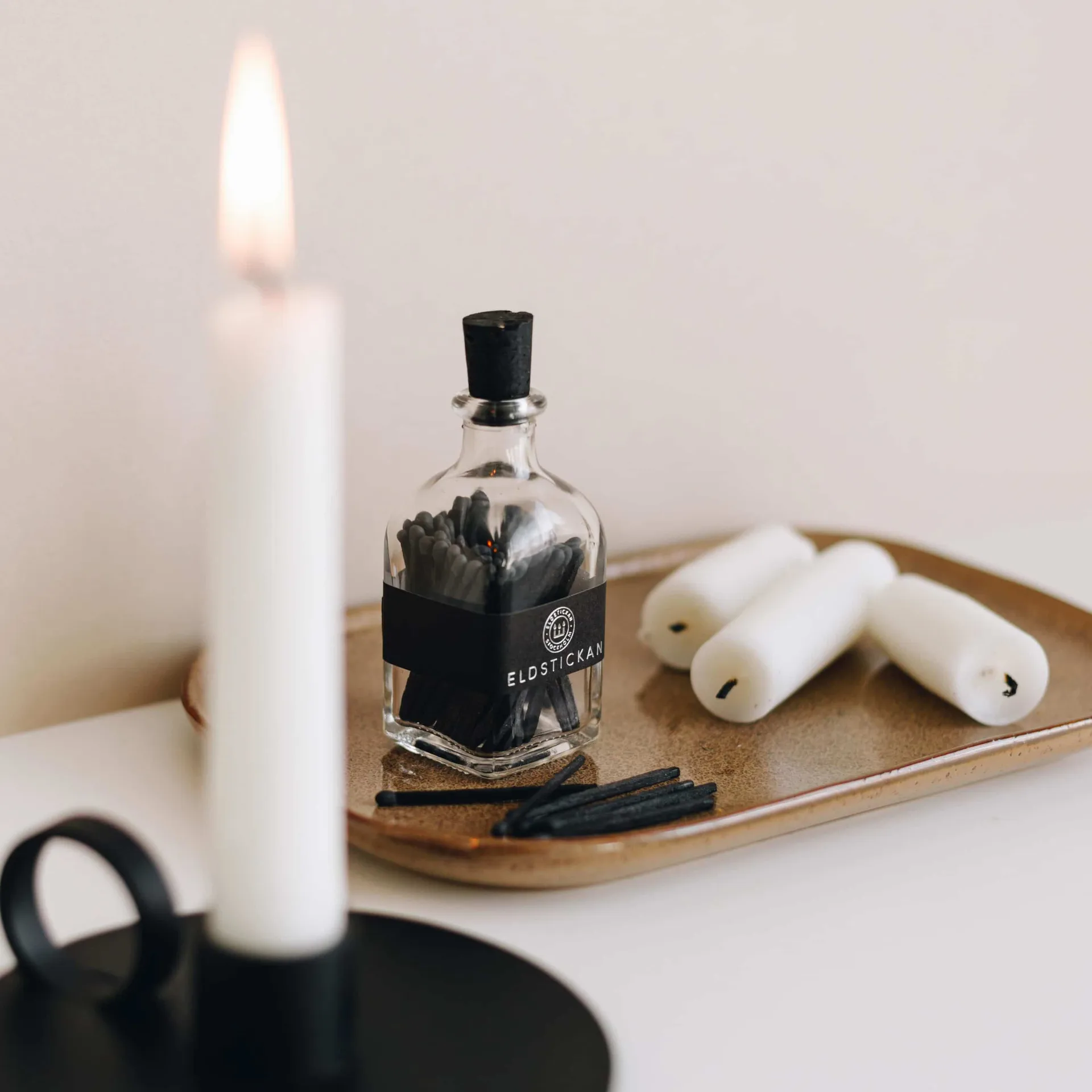 Lilla eldstickan Streichholzschachtel mit 60 Streichhölzern, Mitternacht Eldstickan