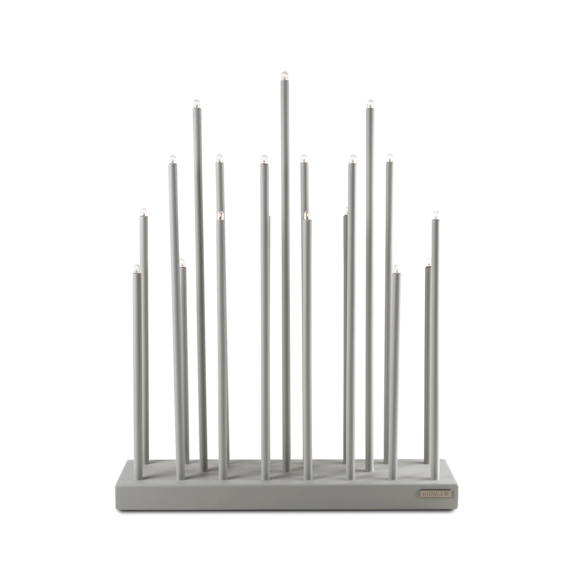 Elflugan Advents-Fensterleuchter, Hellgrau Elflugan