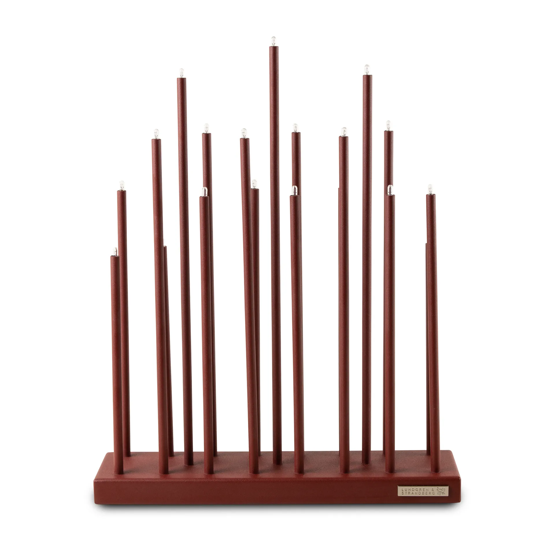 Elflugan Advents-Fensterleuchter, Oxid Rot Elflugan