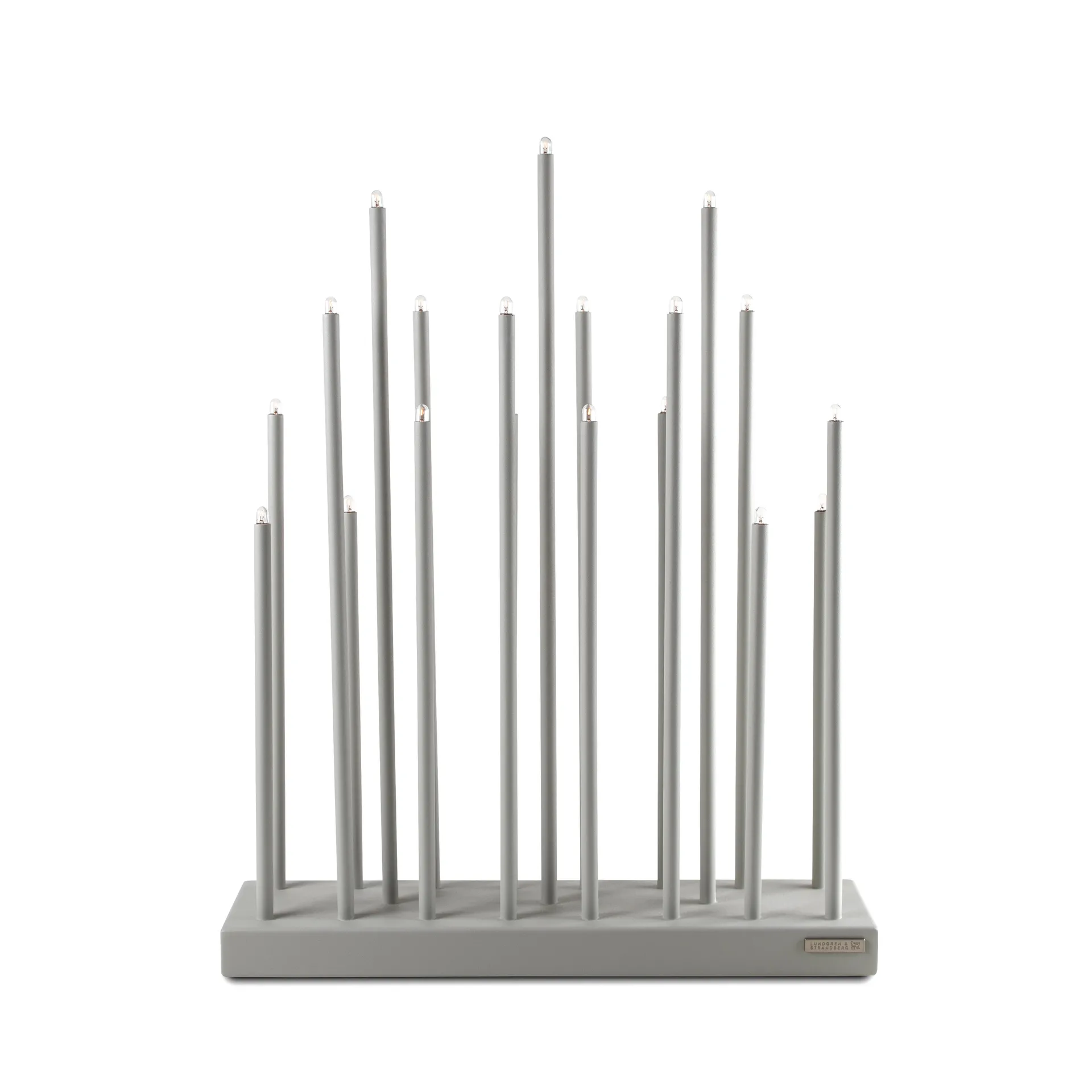 Elflugan Grande Advents-Fensterleuchter, Hellgrau Elflugan