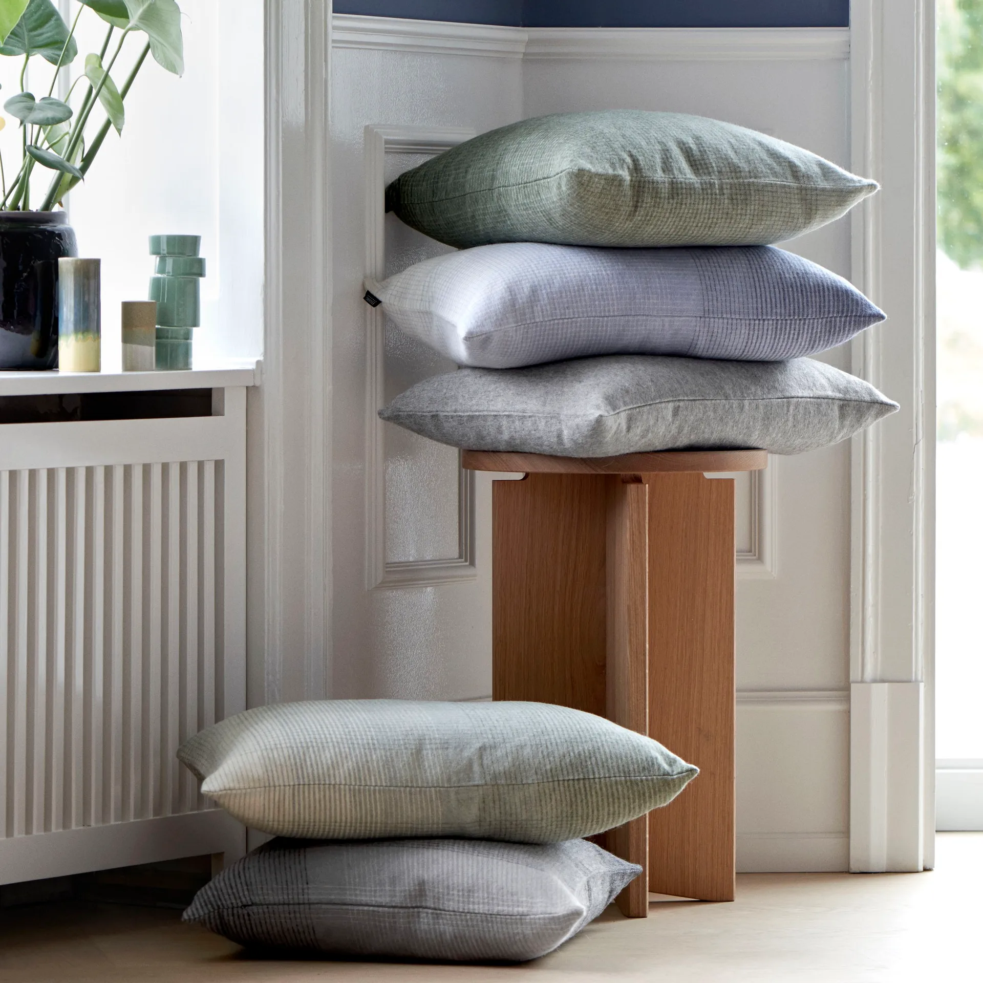 Elvang Classic Kissenbezug 50 x 50cm, Hellgrau Elvang Denmark