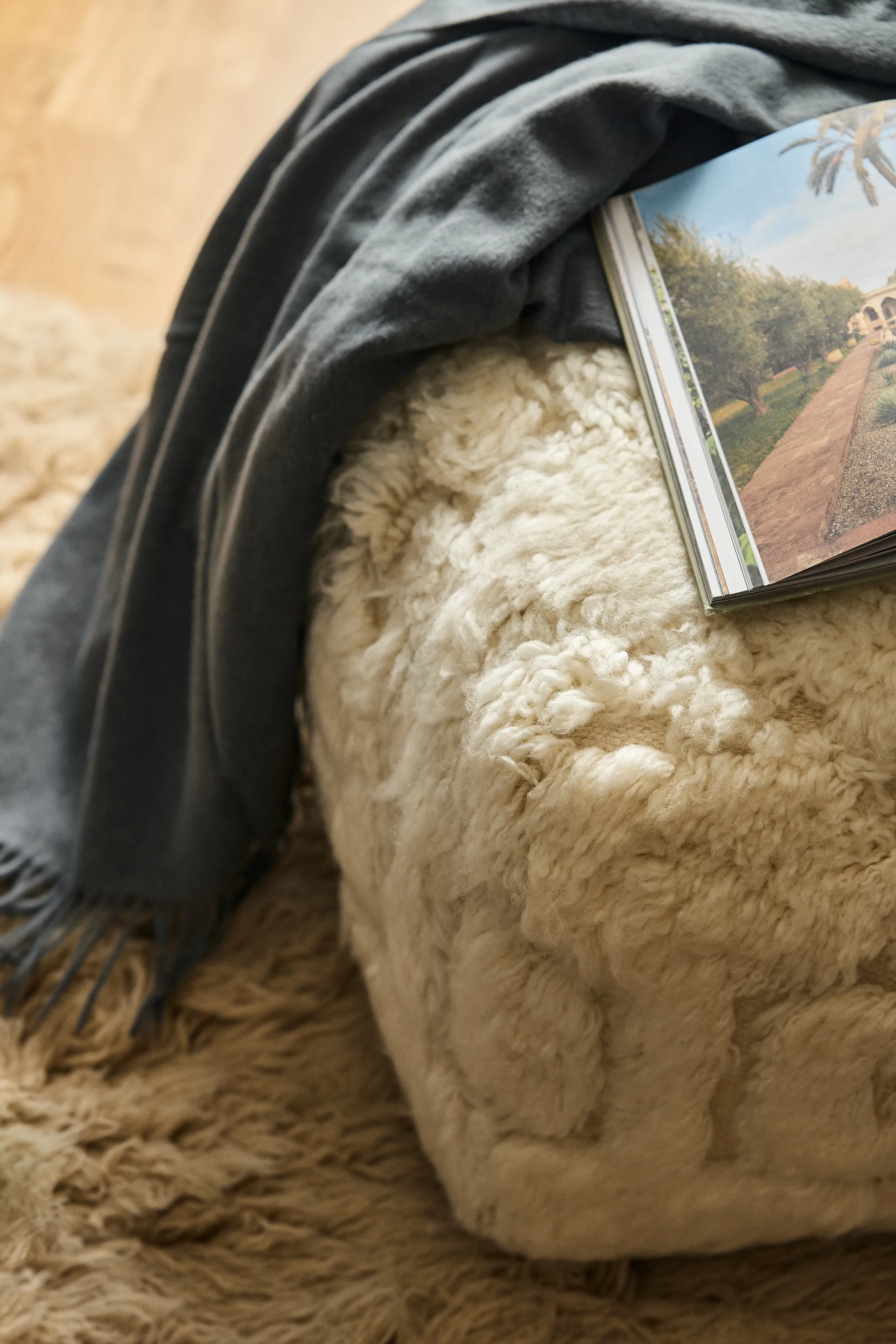 Elvang Classic Wolldecke, Grey-blue Elvang Denmark