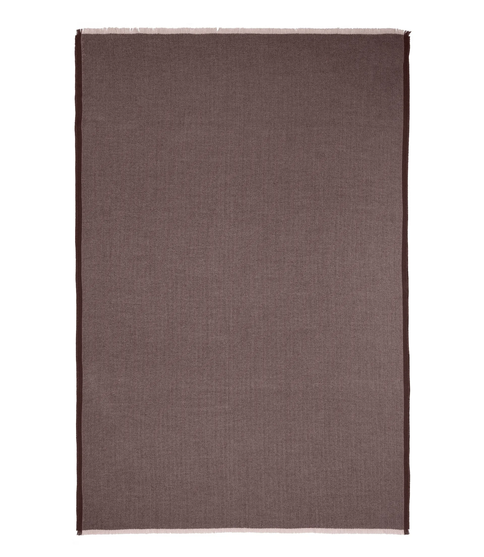 Herringbone Decke 130 x 190cm, Chocolate-beige Elvang Denmark