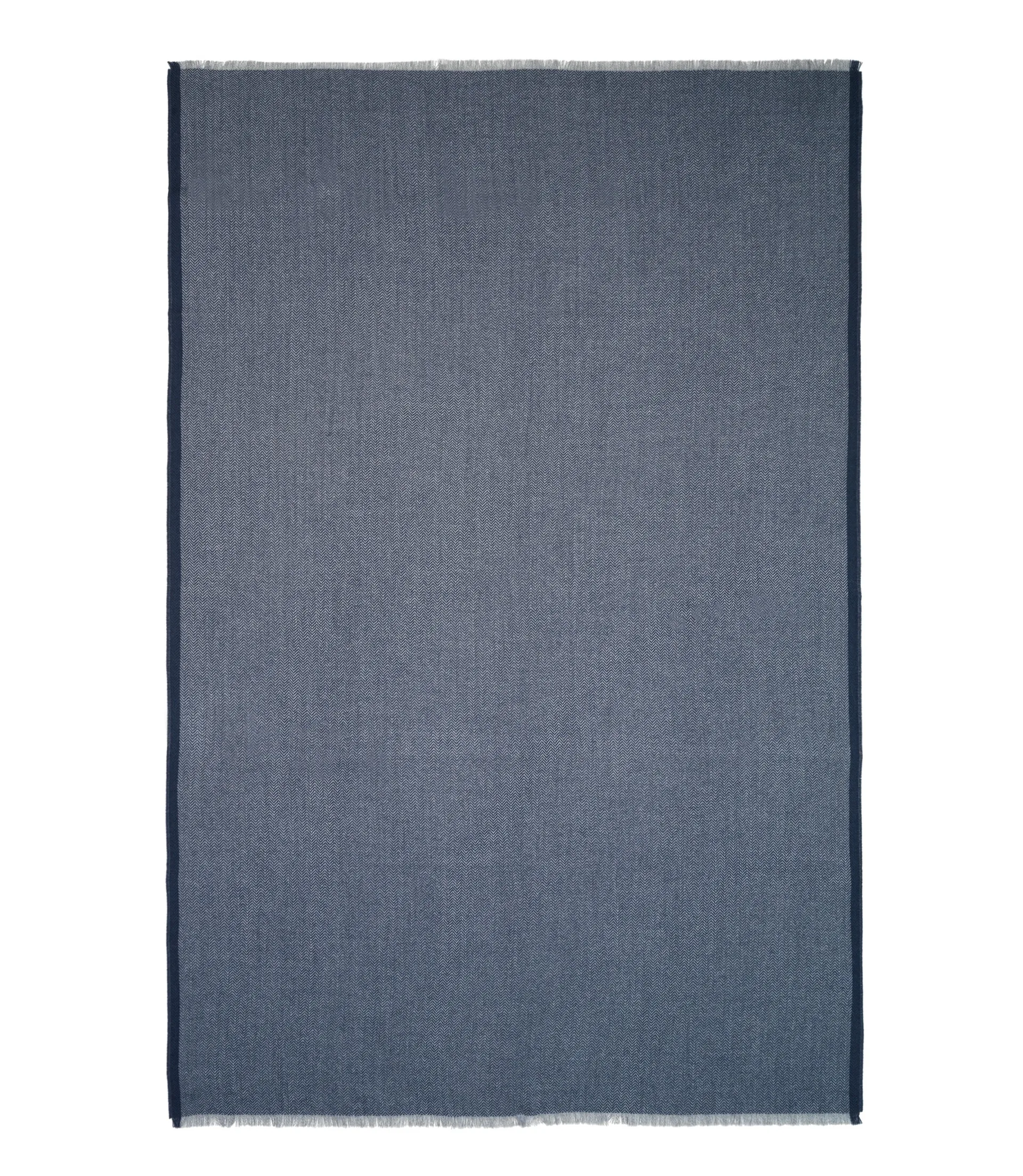 Herringbone Decke 130 x 190cm, Dark blue-grey Elvang Denmark