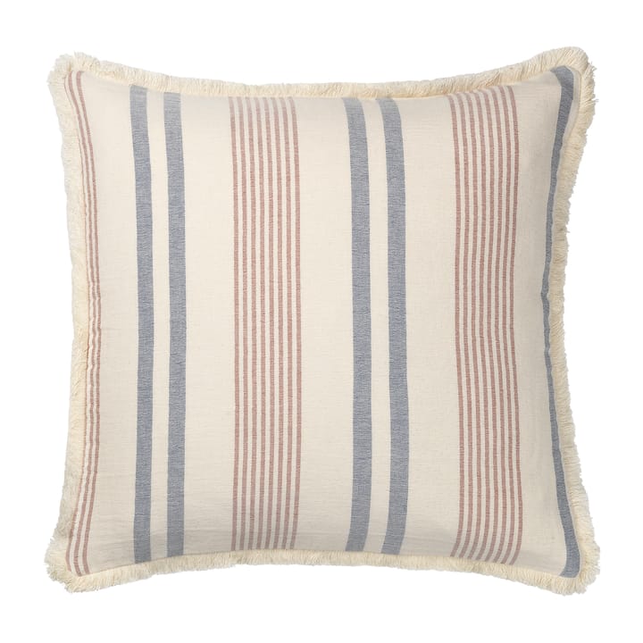 Iris Kissenbezug 50 x 50cm - Blue-Rusty red - Elvang Denmark