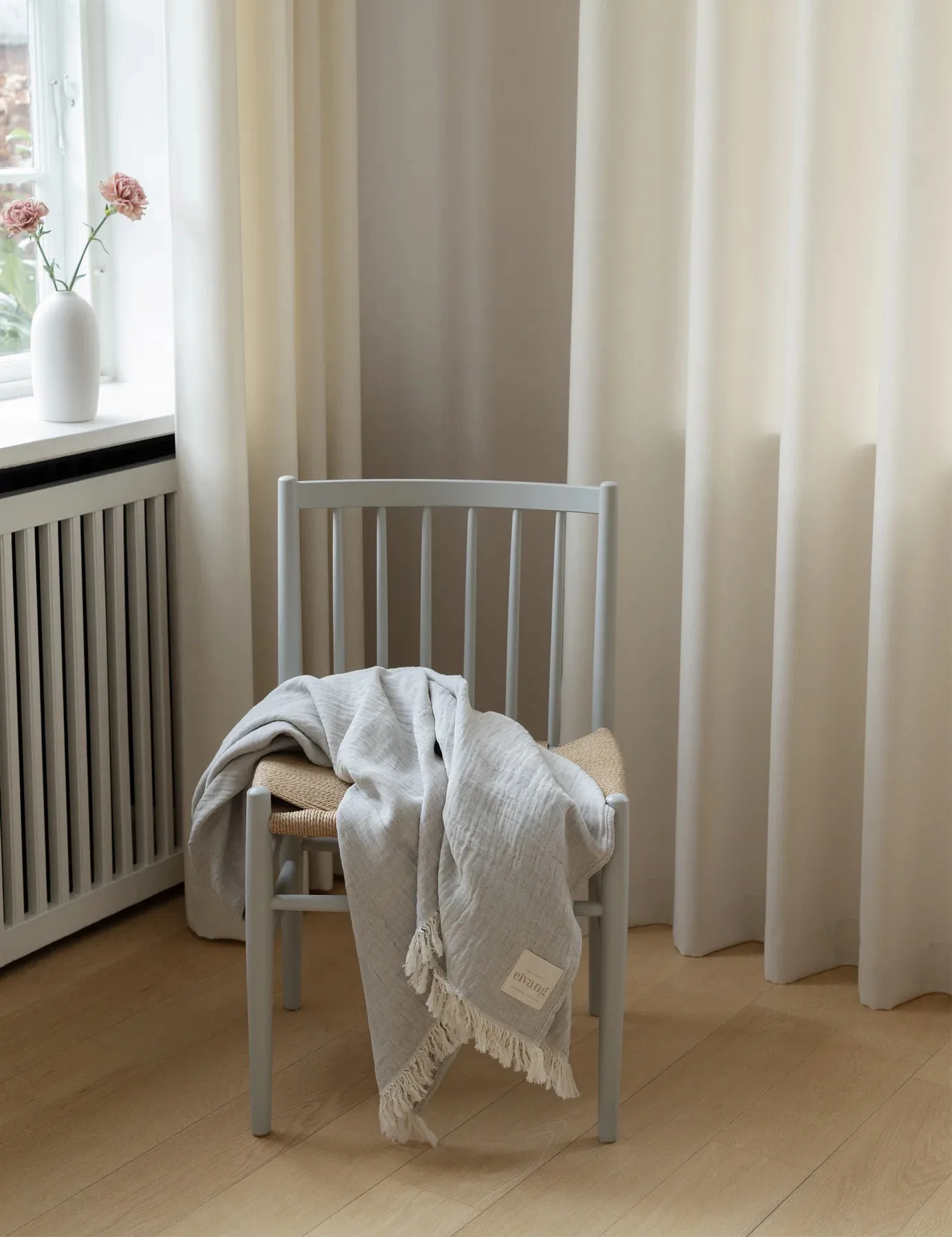 Lavender Wolldecke 130 x 180cm, Grey Elvang Denmark