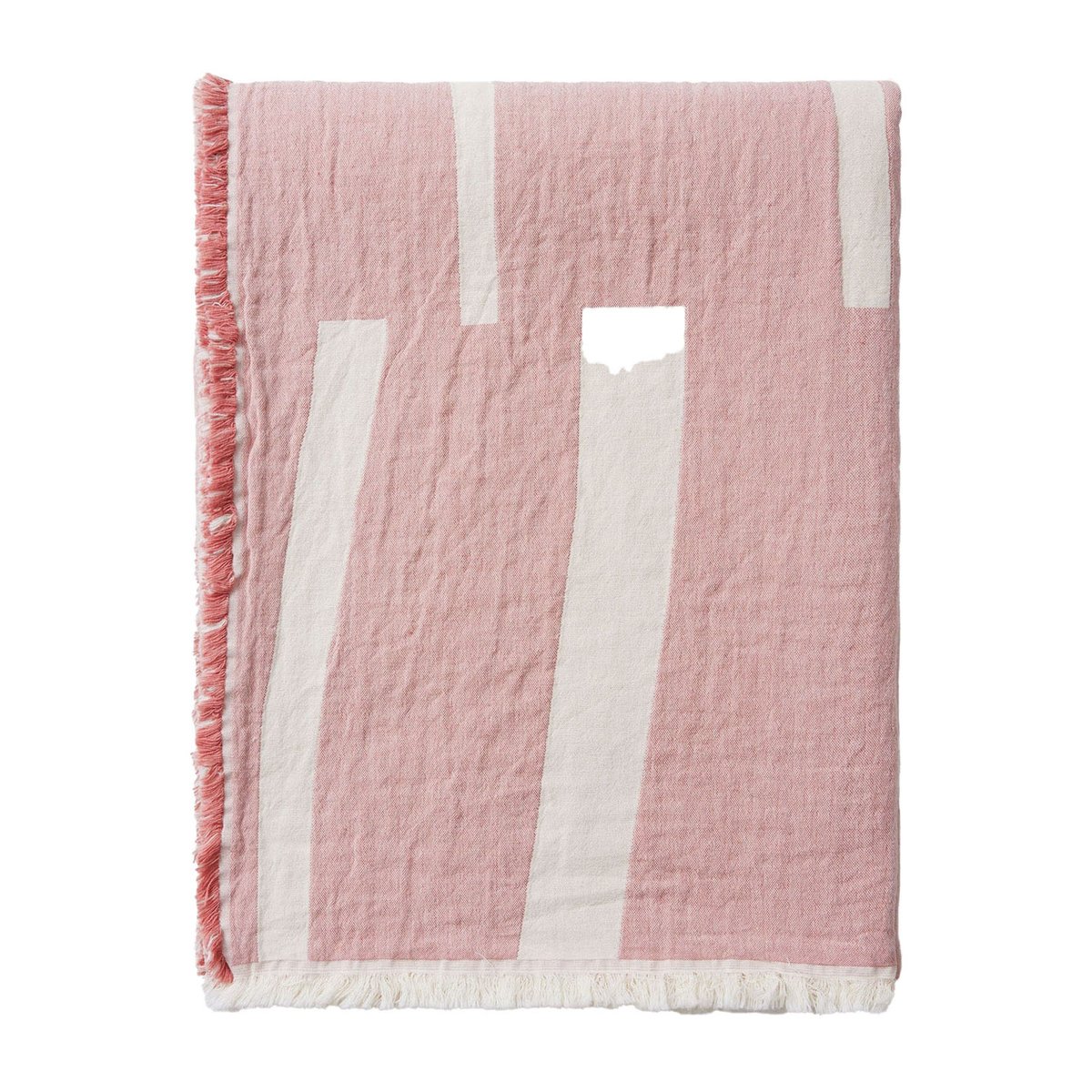 Elvang Denmark Lyme Grass Wolldecke 130 x 180cm Rose