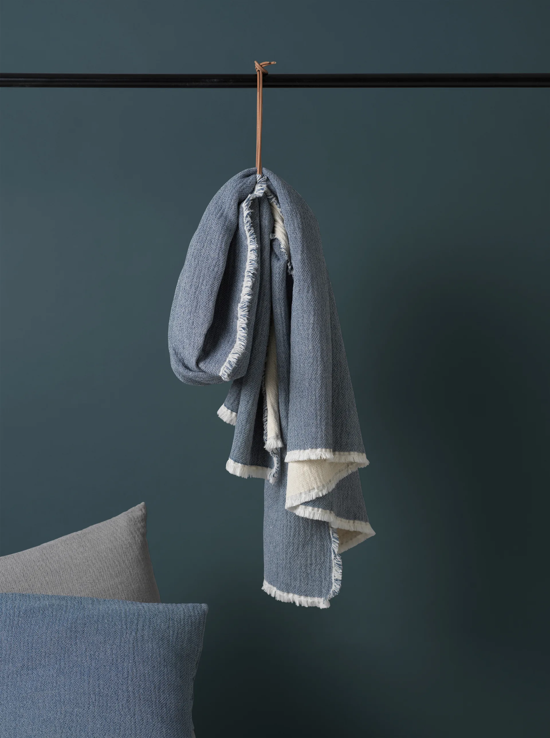 Thyme Wolldecke 130 x 180cm, Grey Elvang Denmark
