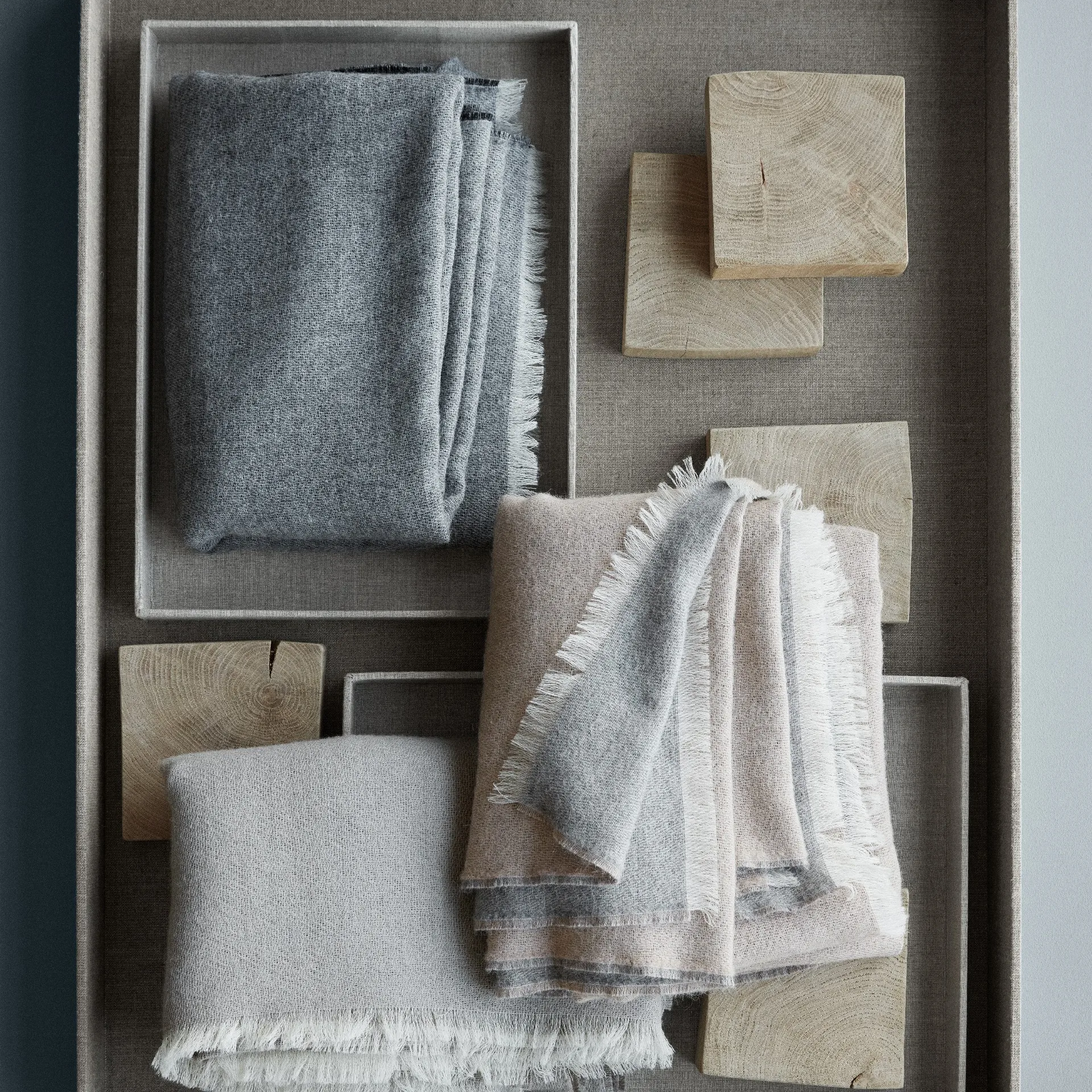 Venice Wolldecke, Weiß-nude Elvang Denmark