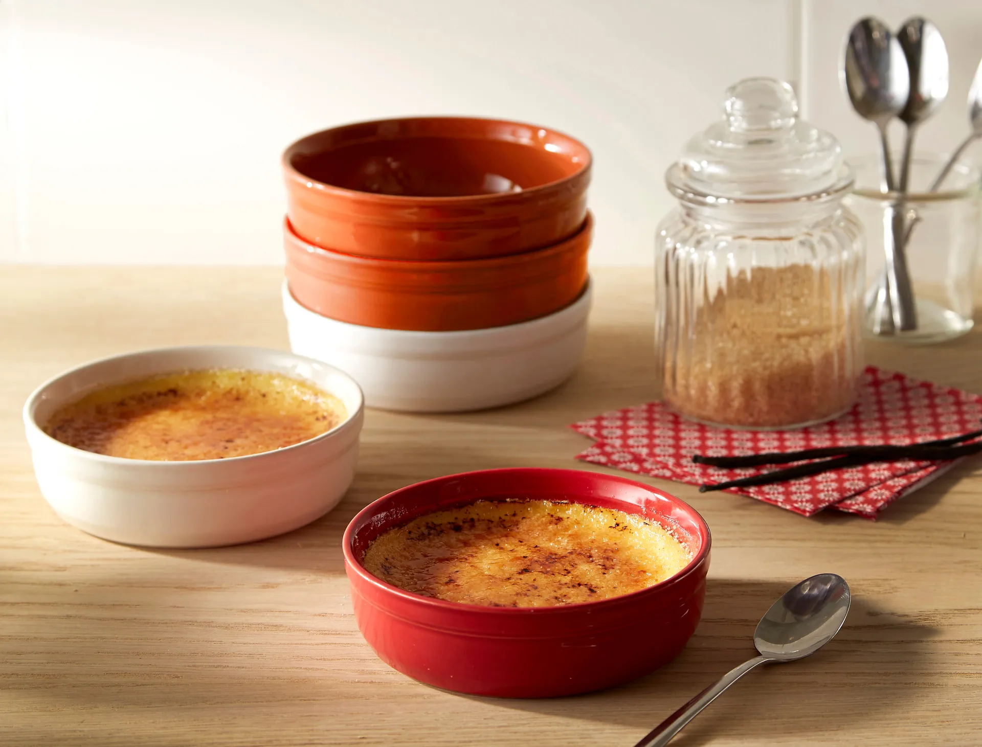 Creme Brulee-Form, 2-teiliges Set, Rot Emile Henry