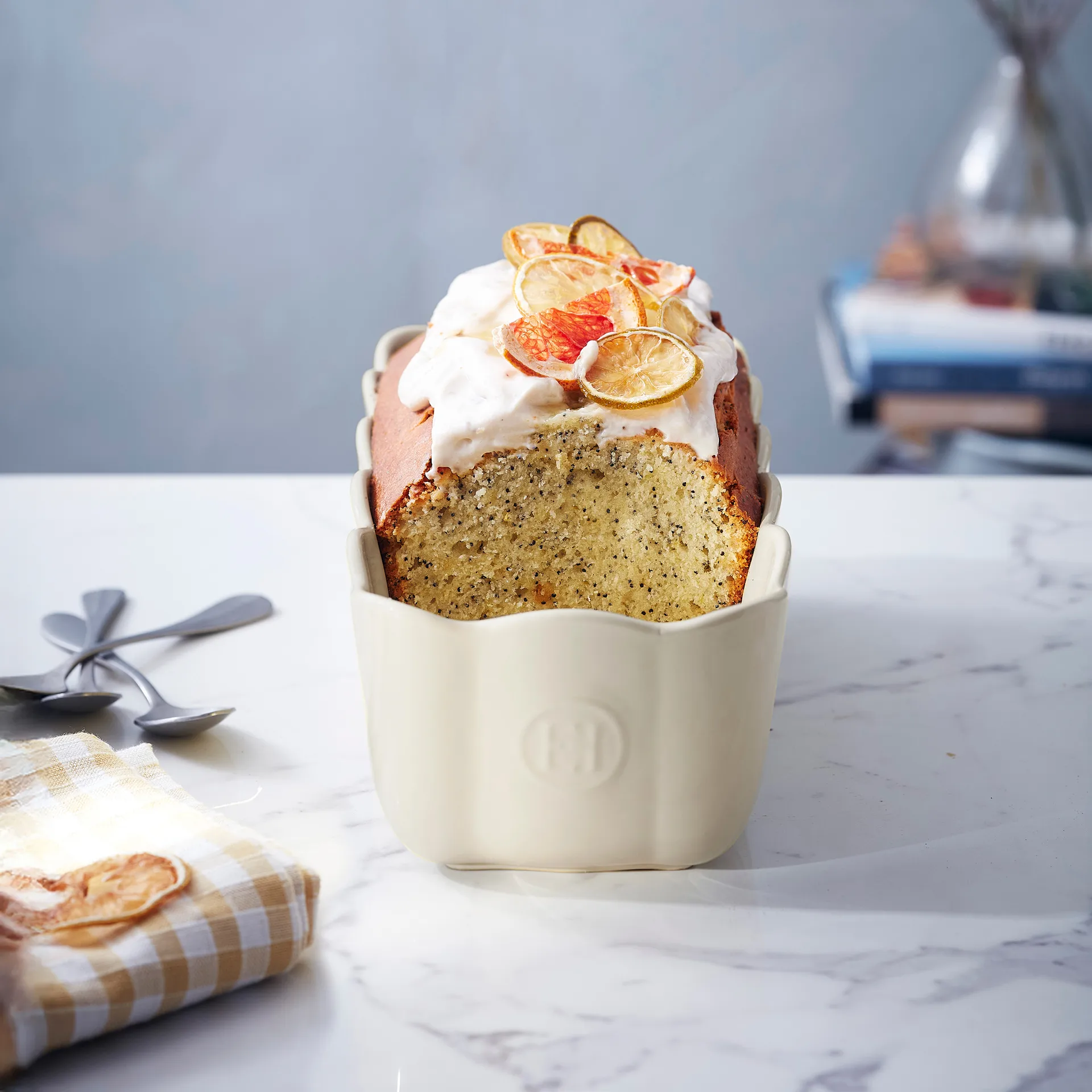 Emile Henry Madeleine Brotform, Cremefarben Emile Henry