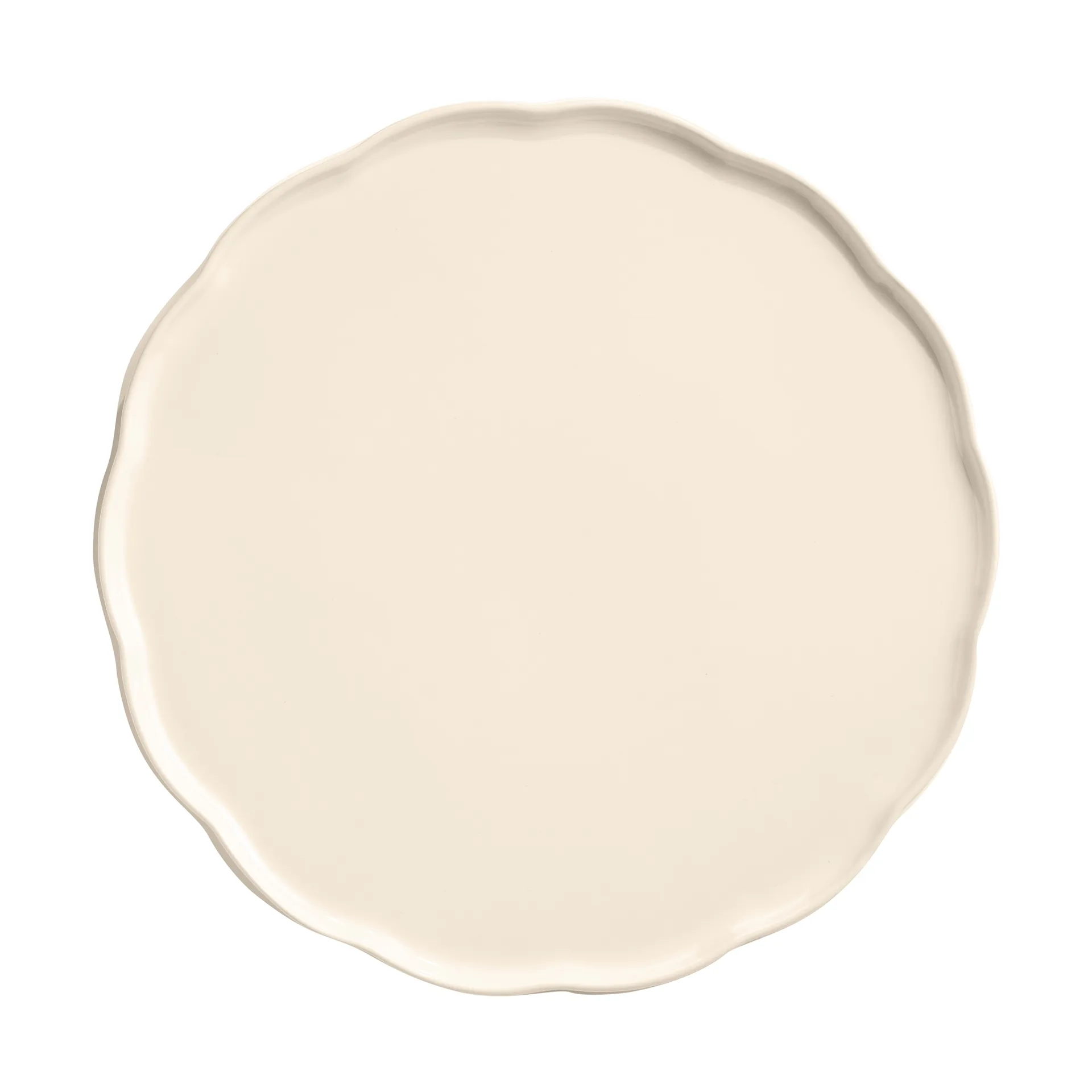 Emile Henry Madeleine Servierplatte, Cream, rund Emile Henry