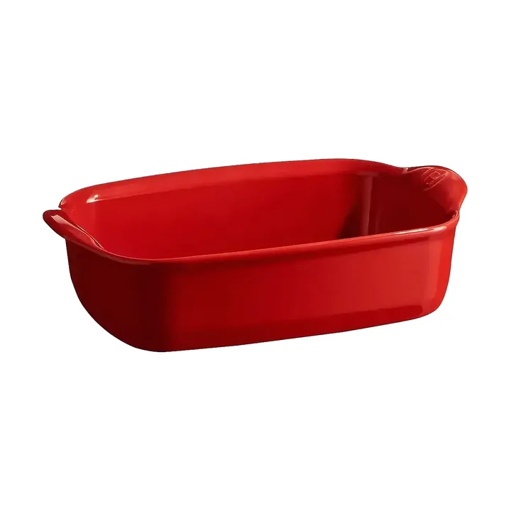 Emile Henry rechteckige Auflaufform 0,7 l - Rot - Emile Henry