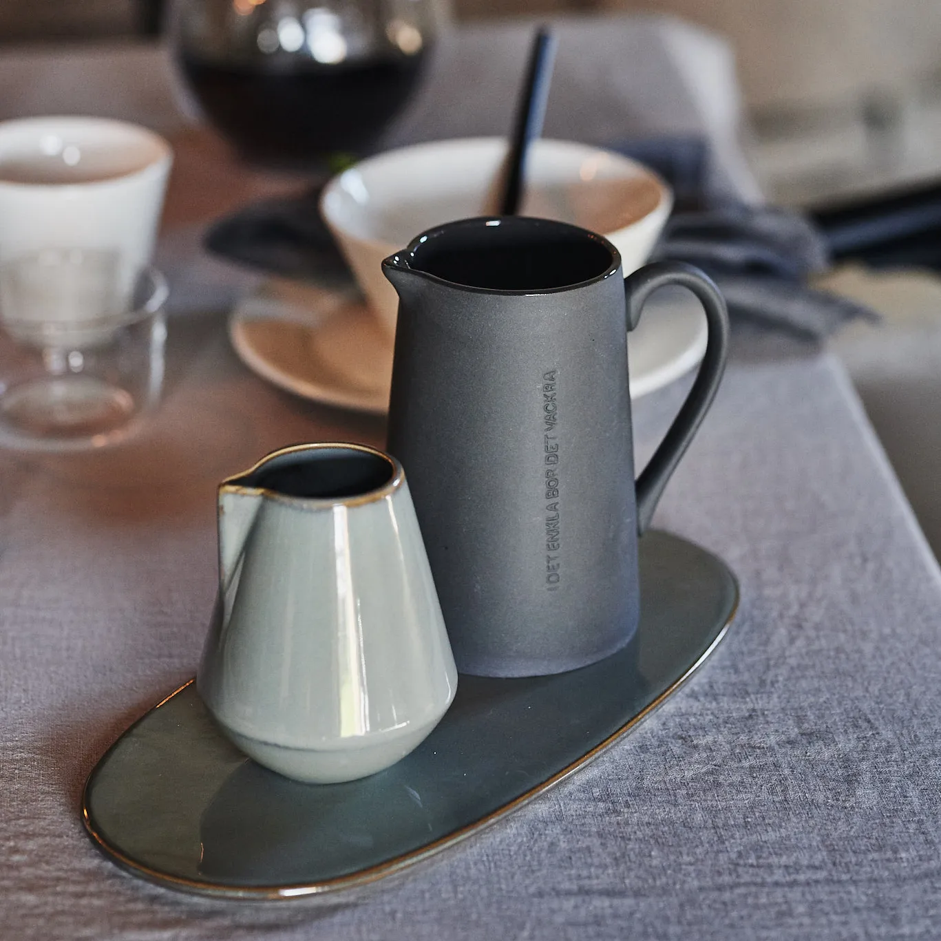 CITAT Milchkanne Enkla, Dunkelgrau ERNST