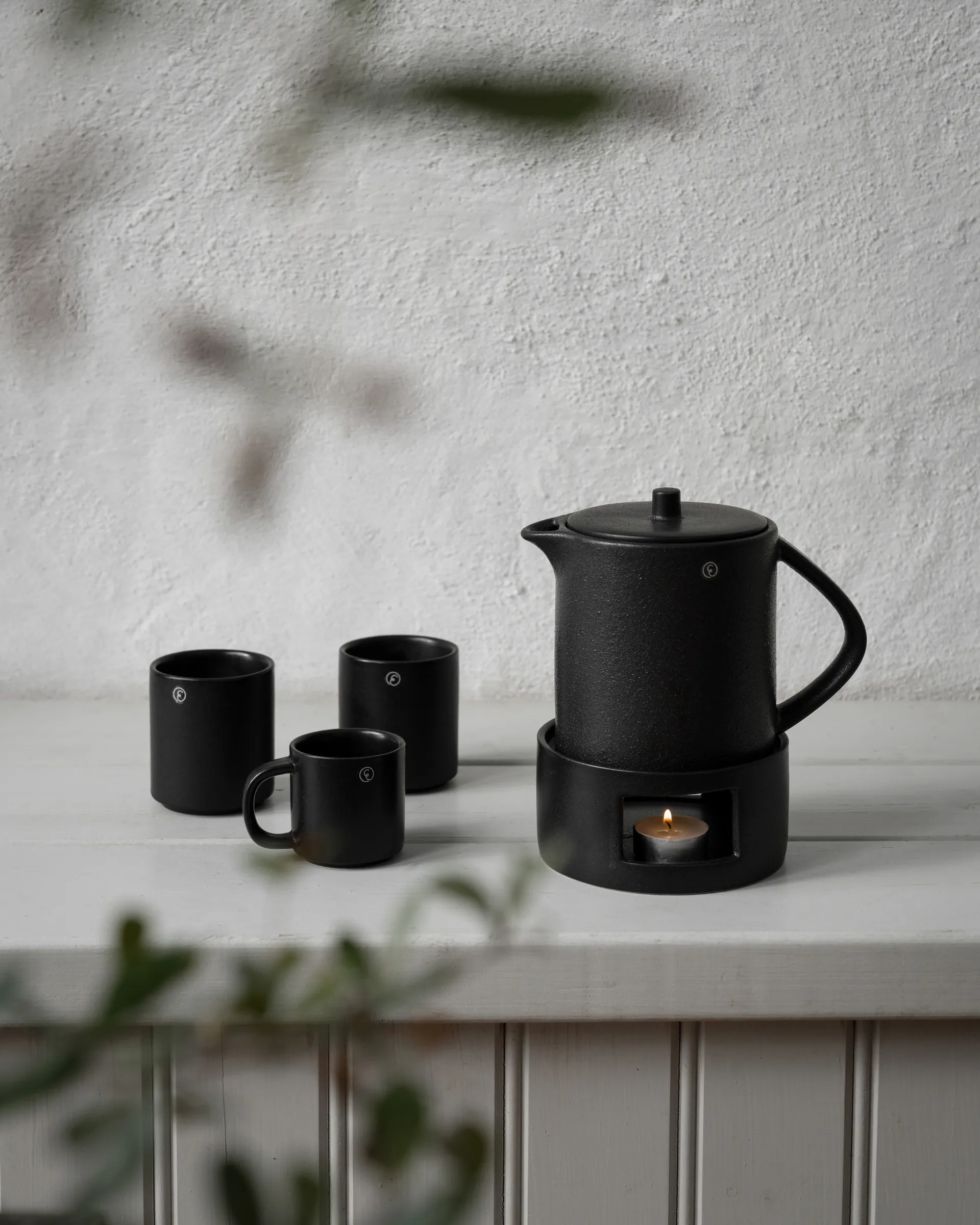 Ernst Becher ohne Henkel Ø7 cm, Schwarz ERNST