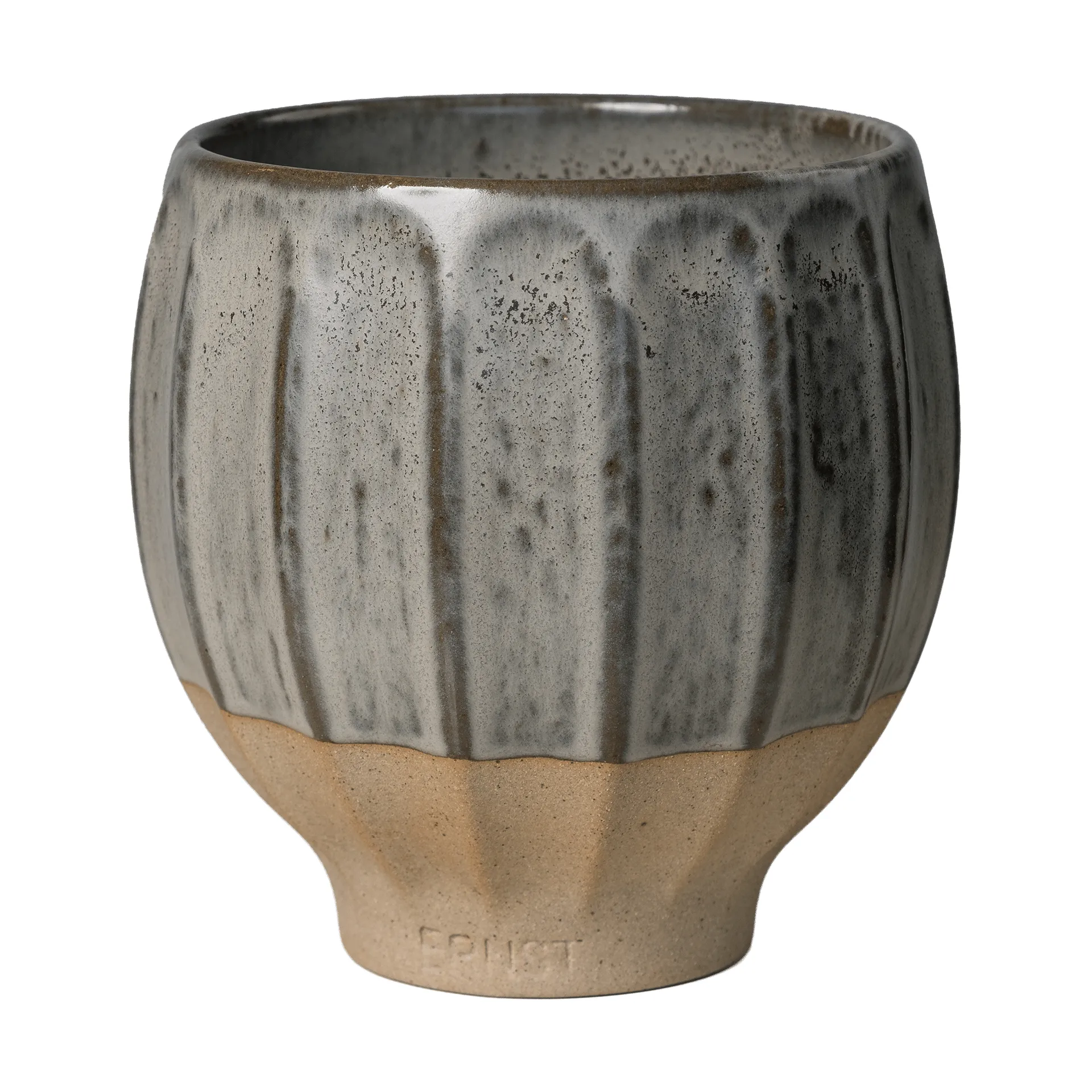 Ernst Blumentopf, Grau-Natur, Ø14x14 cm ERNST