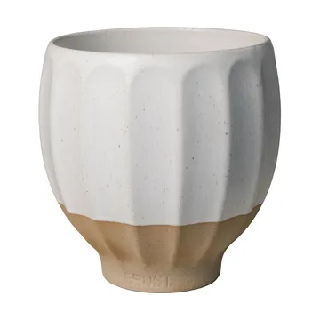 Ernst Blumentopf - Weiß-Natur, Ø18x18 cm - ERNST