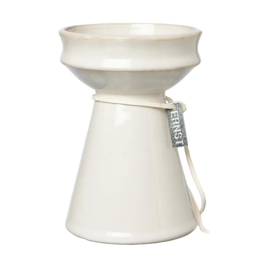 ERNST Ernst Blumenzwiebel-Vase 12 cm Naturweiß