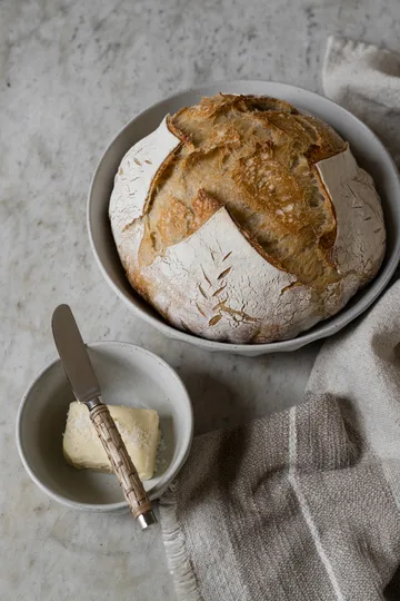 Ernst Buttermesser geflochtener Griff - Seegras, 17 cm - ERNST