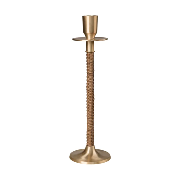 Ernst Geflochtener Kerzenhalter - Messing, Ø8x25 cm - ERNST