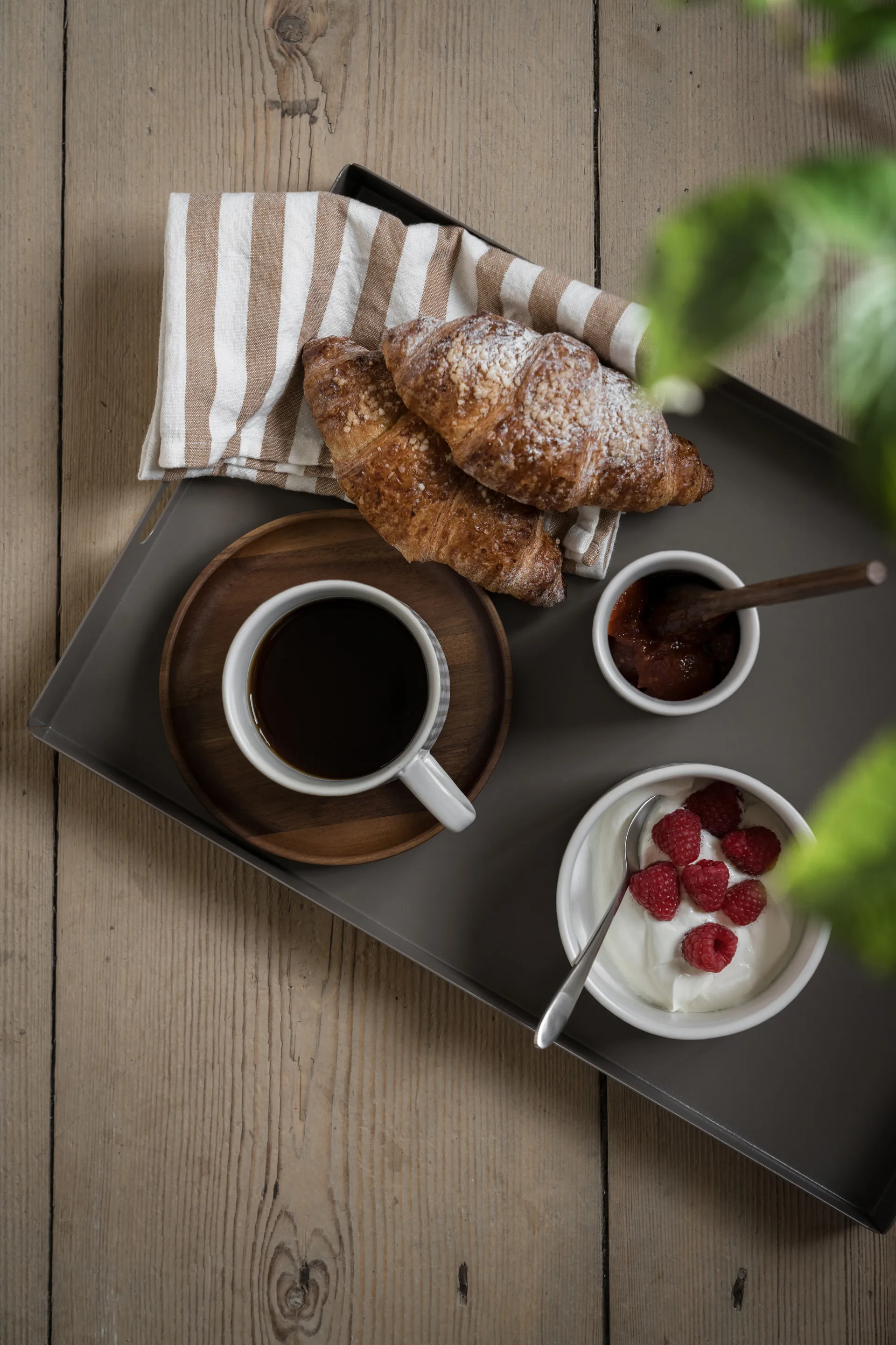 Ernst Geschirrtuch breit gestreift 47x70 cm, Kola-weiß ERNST