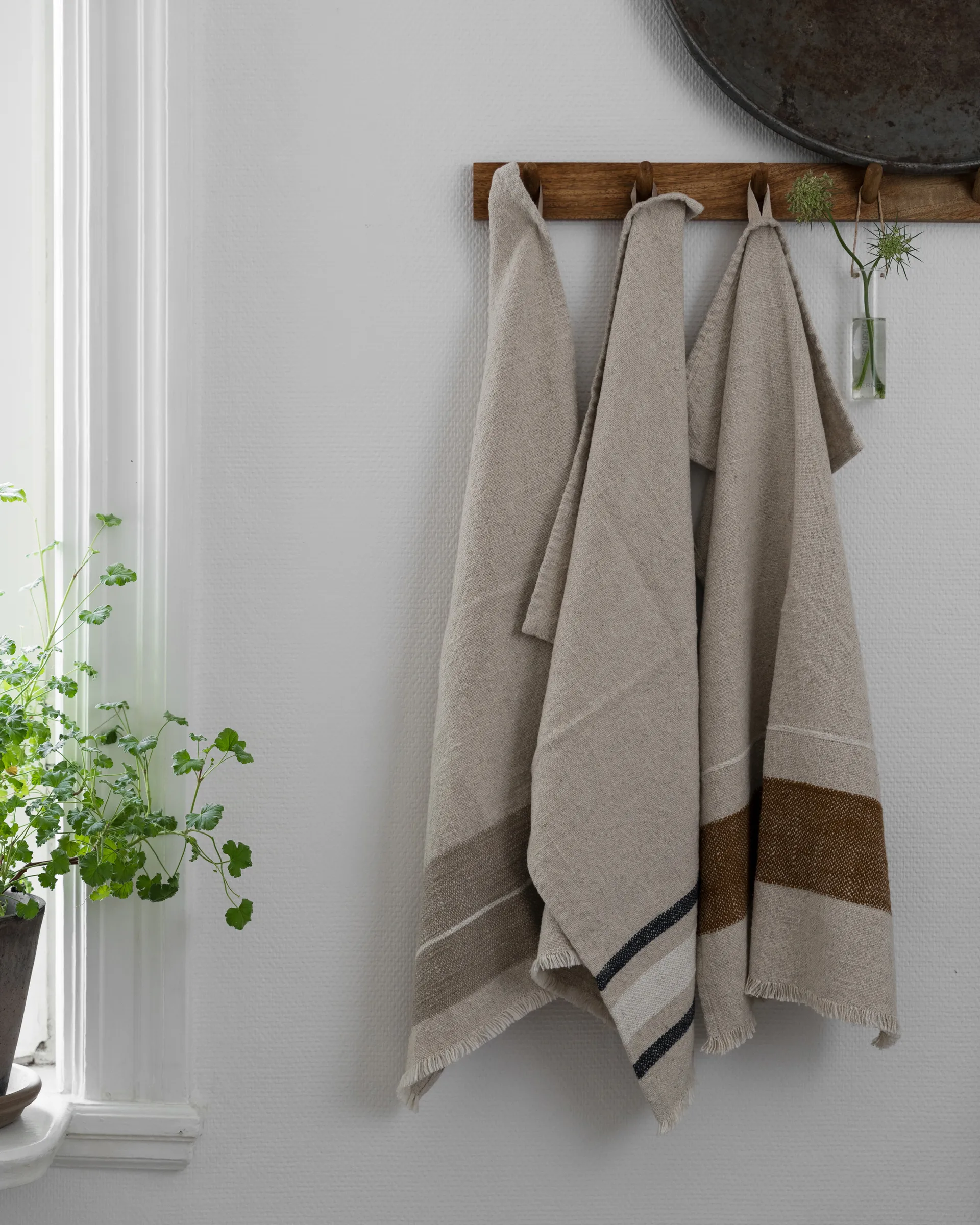 Ernst Geschirrtuch, Natur-beige-weiß, 47x70 cm ERNST