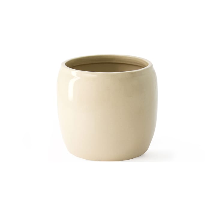 Ernst Glasierter Blumentopf Ø14cm - Beige - ERNST