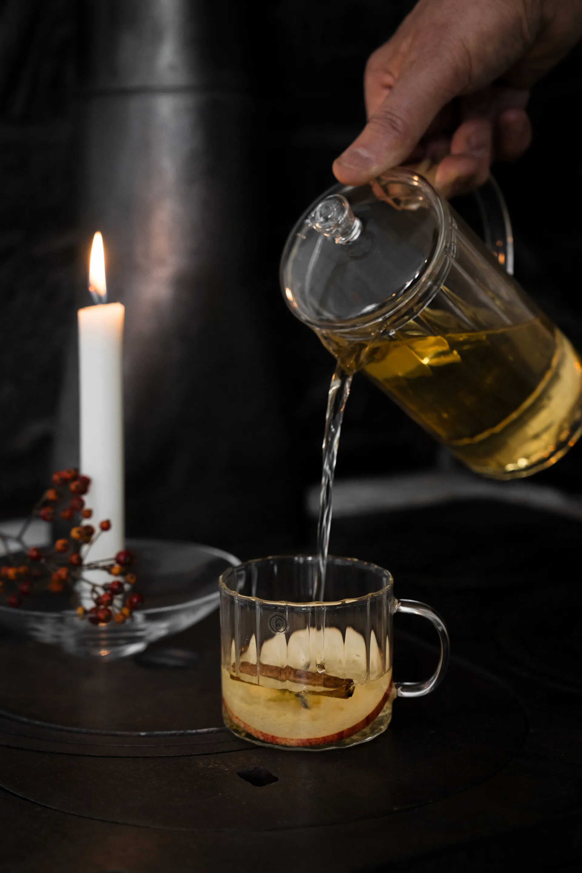 Ernst Glastasse geriffelt Ø8 cm, Klar ERNST