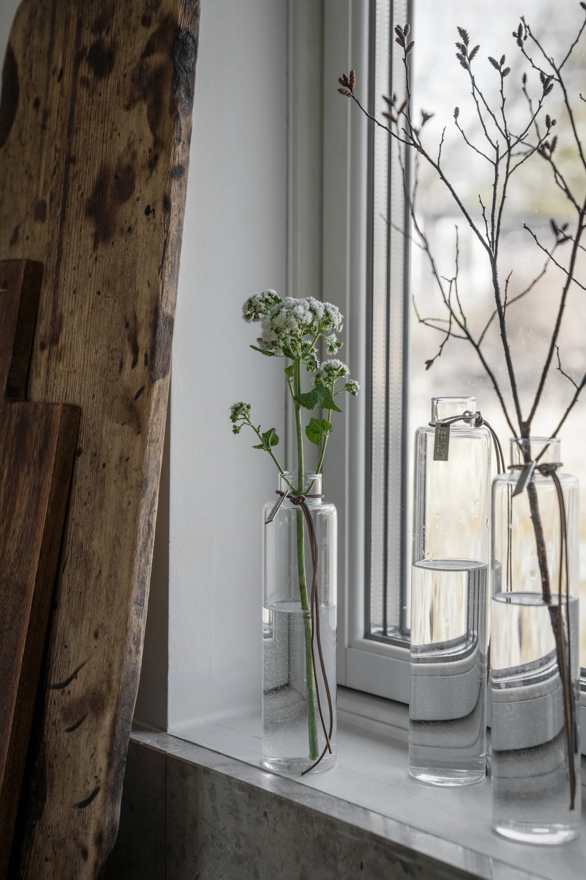 Ernst Glasvase Ø5 cm, H 20 cm ERNST