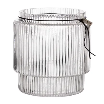 Ernst Glasvase Gerippt klar - Ø19,5cm x h20cm - ERNST