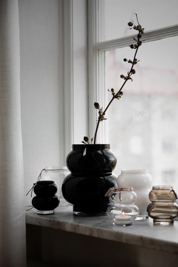 Ernst Glasvase gewölbt 10cm - Schwarz - ERNST