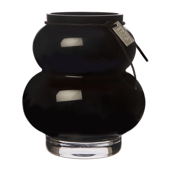 Ernst Glasvase gewölbt 14cm - Schwarz - ERNST