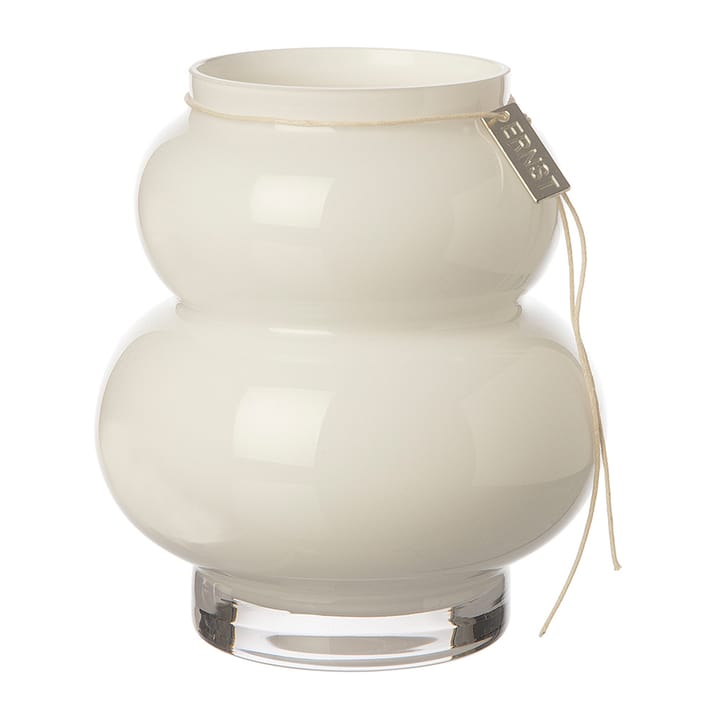 Ernst Glasvase gewölbt 14cm, Weiß ERNST
