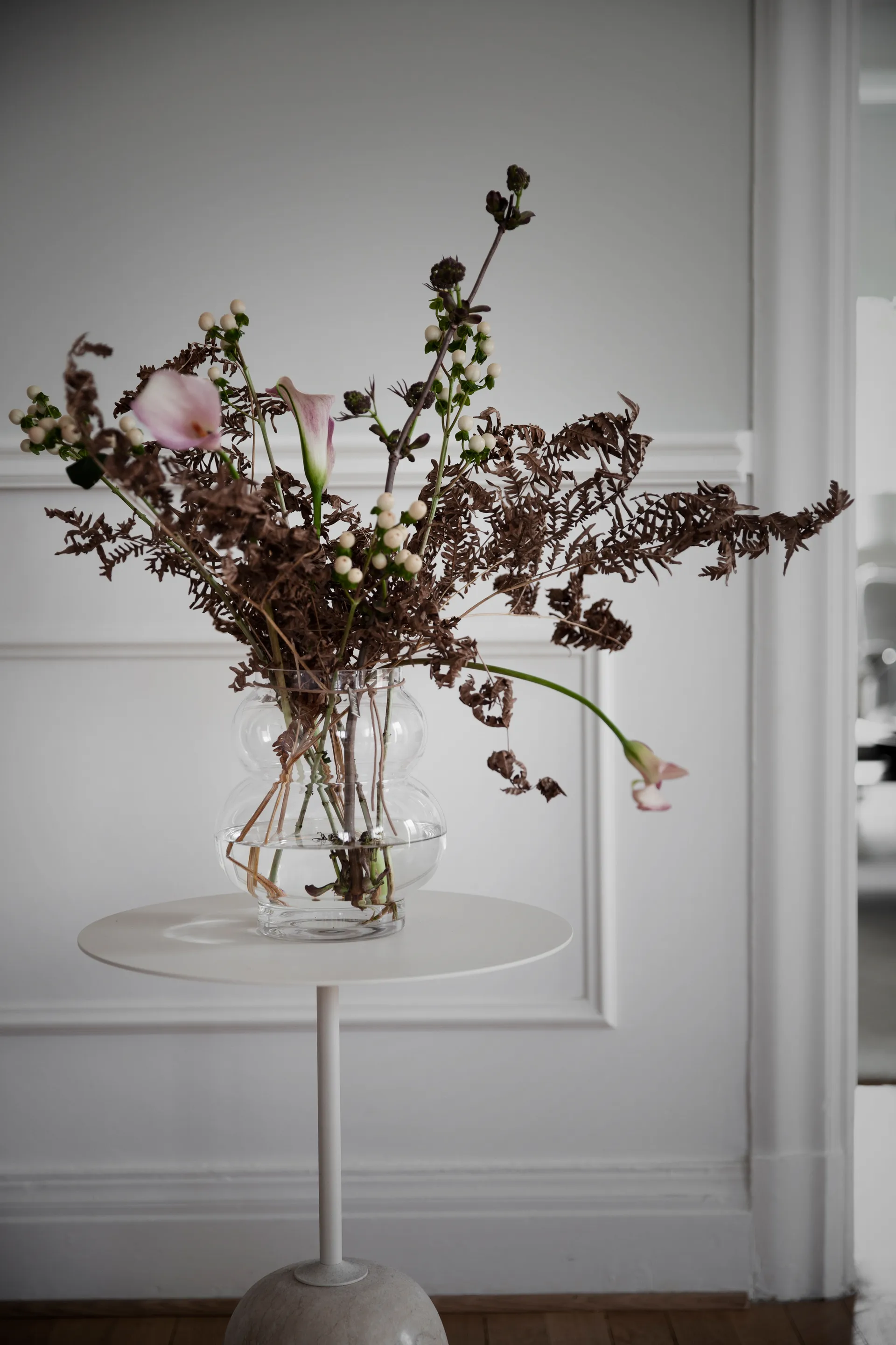 Ernst Glasvase gewölbt 21,5cm, Klar ERNST