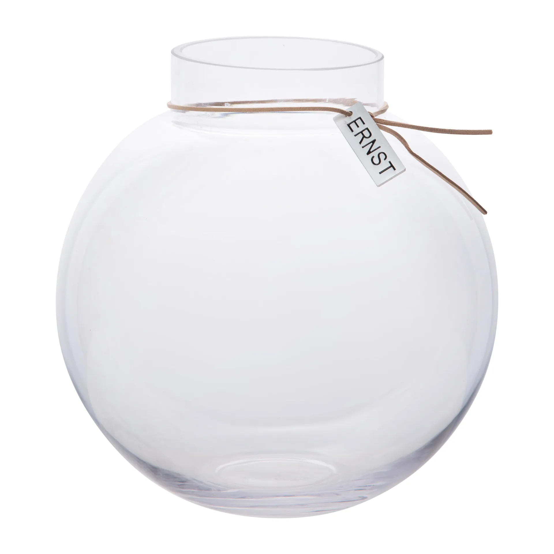 Ernst Glasvase H22cm Ø21cm, Klar ERNST