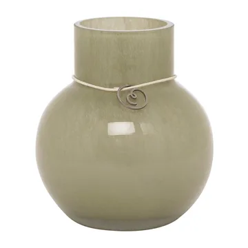 Ernst Glasvase rund grün - H10cm Ø9cm - ERNST